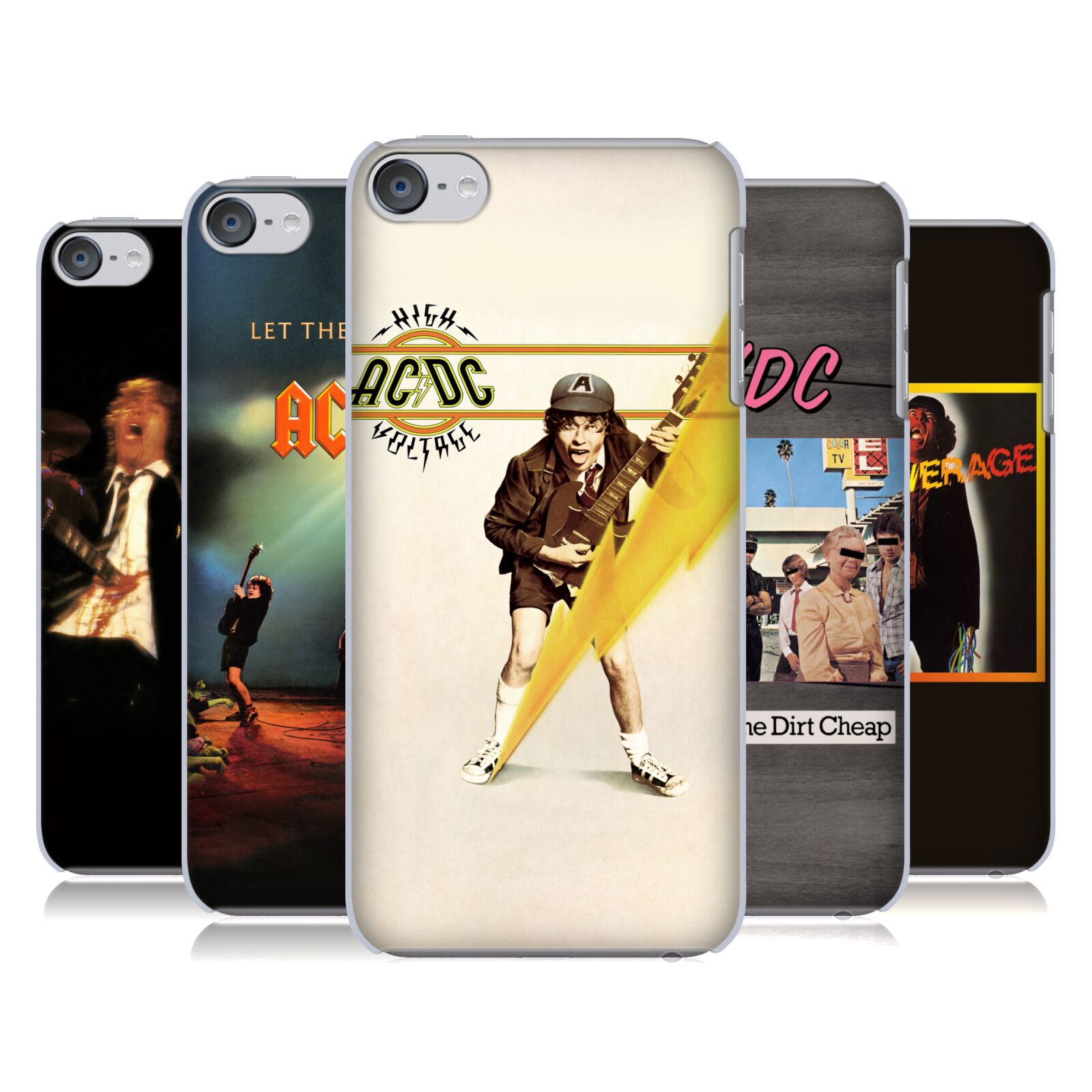 OFFICIAL AC/DC ACDC ALBUM COVER HARD BACK CASE FOR APPLE iPOD TOUCH MP3