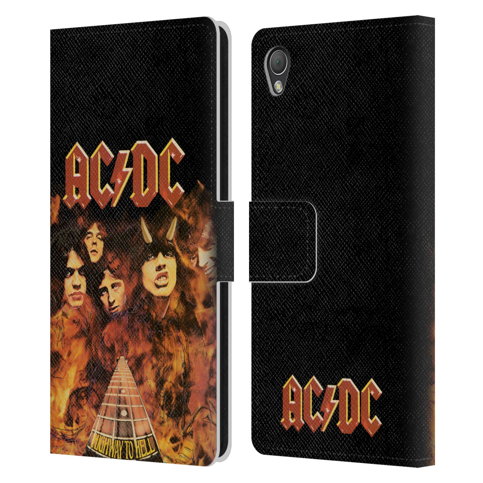 OFFICIEL AC/DC ACDC COUVERTURE D'ALBUM ÉTUI COQUE EN CUIR POUR SONY ...