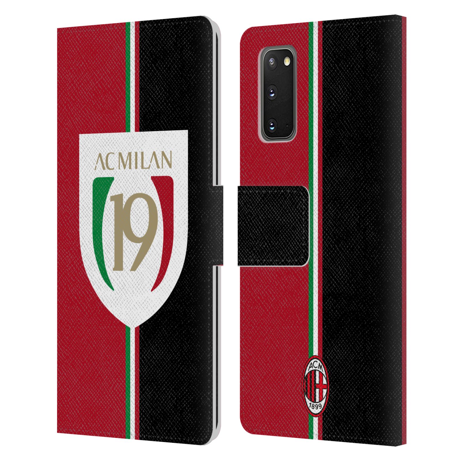 UFFICIALE AC MILAN 2022/23 CUSTODIA COVER A PORTAFOGLIO PER SAMSUNG  TELEFONI 1