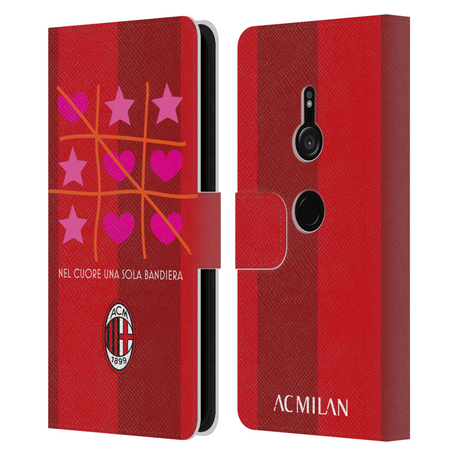 OFFICIAL AC MILAN CHILDREN LEATHER BOOK WALLET CASE COVER FOR SONY PHONES 1 - Picture 12 of 13