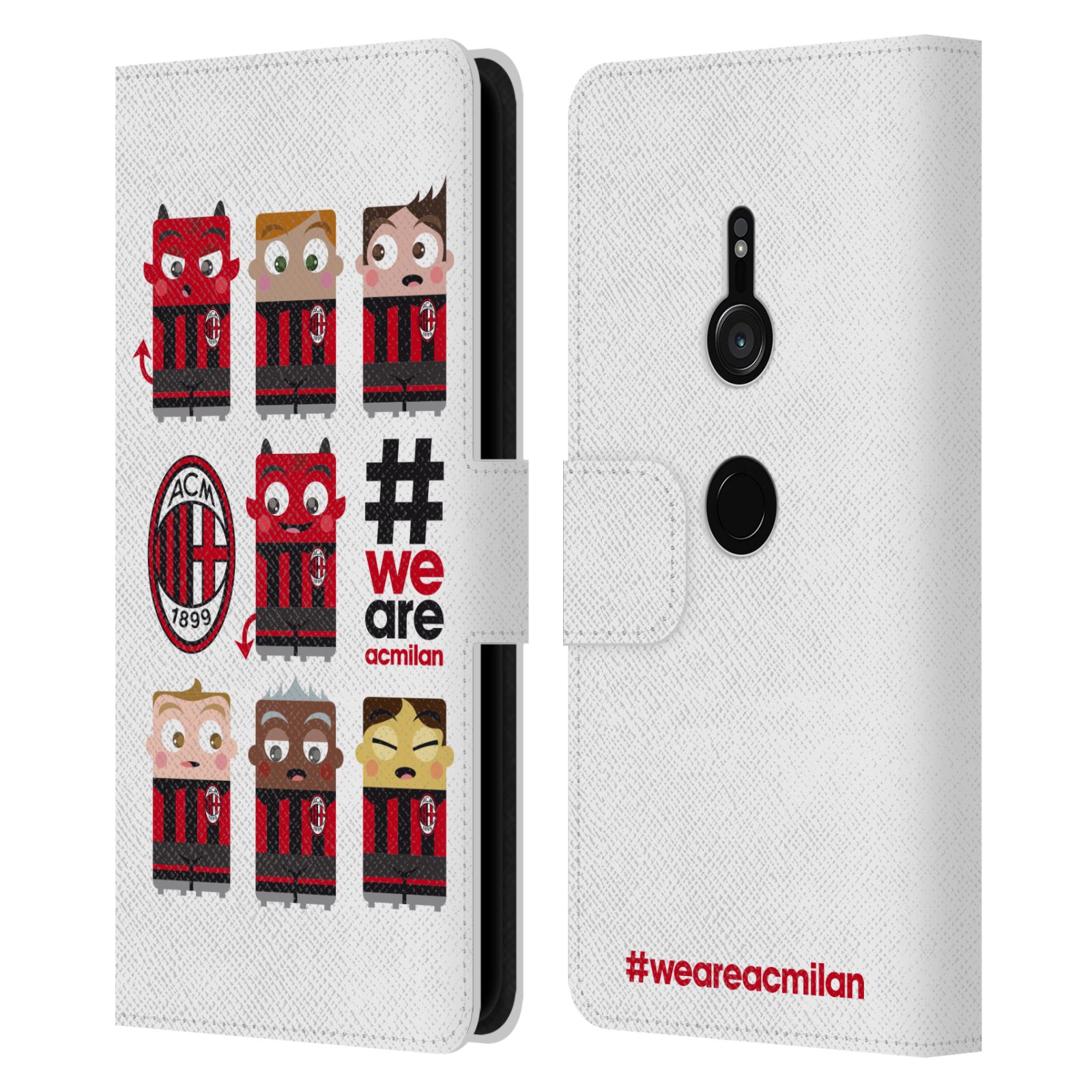 OFFICIAL AC MILAN CHILDREN LEATHER BOOK WALLET CASE COVER FOR SONY PHONES 1 - Picture 13 of 13