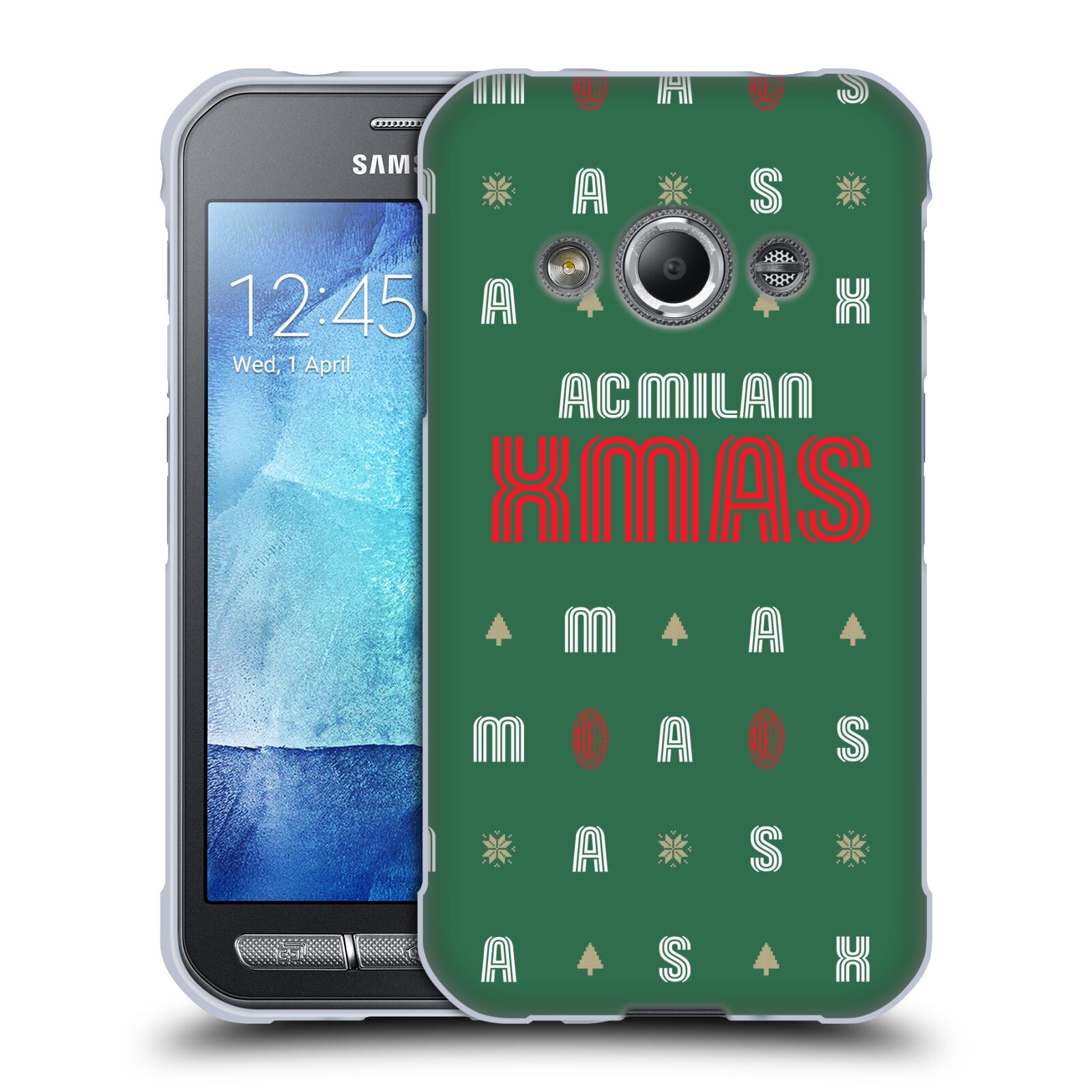 OFFICIAL AC MILAN CHRISTMAS JUMPER SOFT GEL CASE FOR SAMSUNG PHONES 4 - Picture 9 of 9