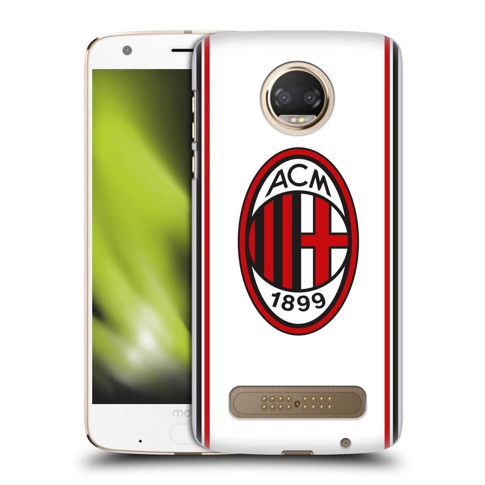 OFFICIAL AC MILAN 2017/18 CREST KIT HARD BACK CASE FOR MOTOROLA PHONES 1 - 第 8/10 張圖片