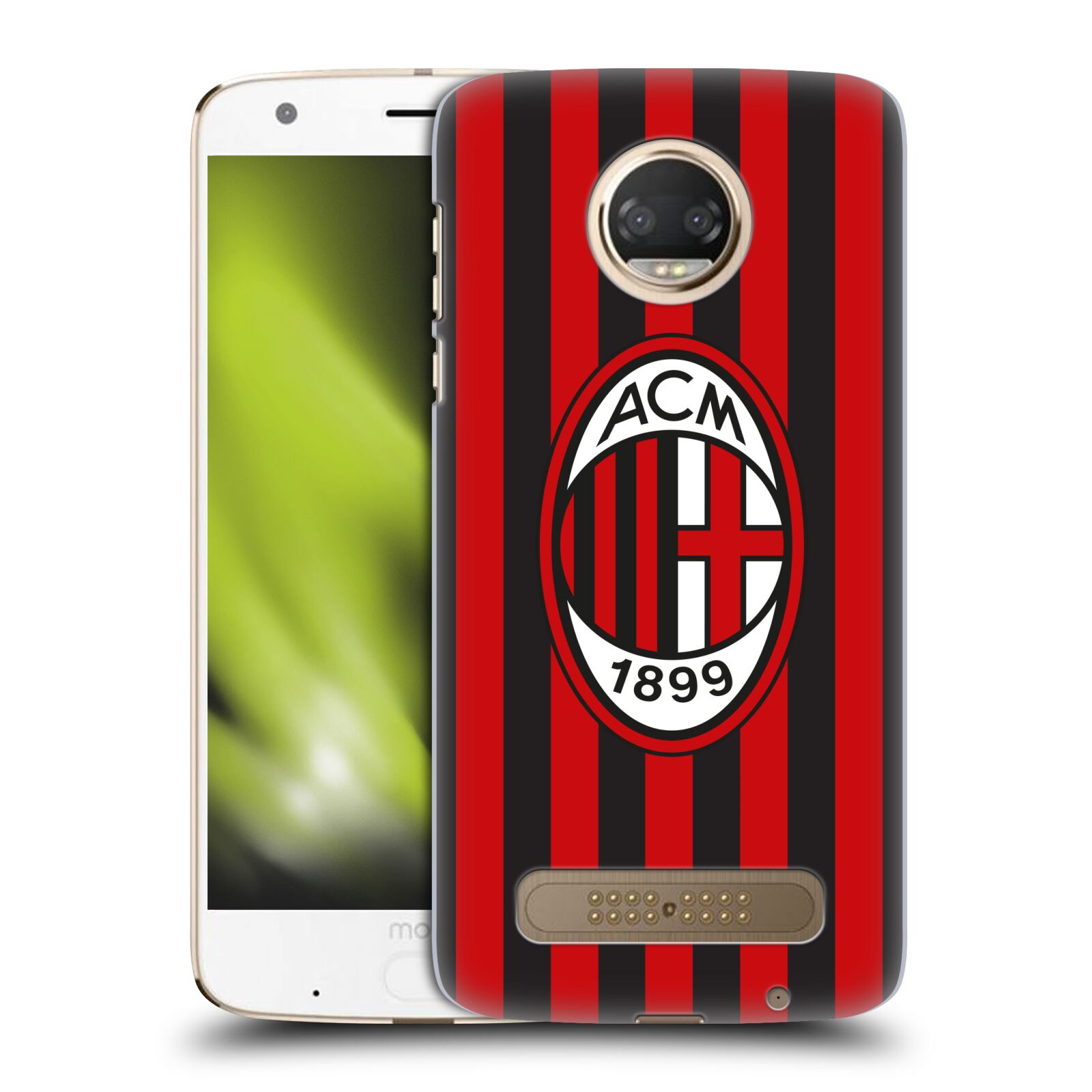 OFFICIAL AC MILAN 2017/18 CREST KIT HARD BACK CASE FOR MOTOROLA PHONES 1 - 第 9/10 張圖片