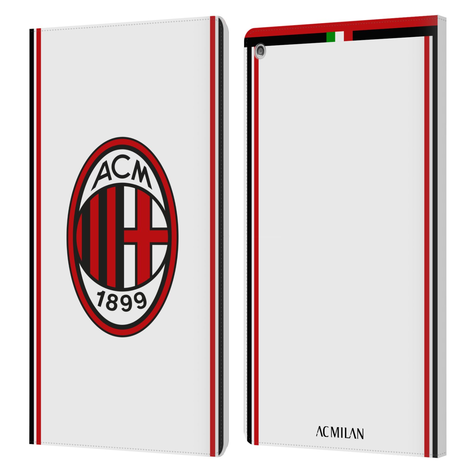 OFFICIAL AC MILAN 2017/18 CREST KIT LEATHER BOOK WALLET CASE FOR AMAZON FIRE - 第 7/9 張圖片