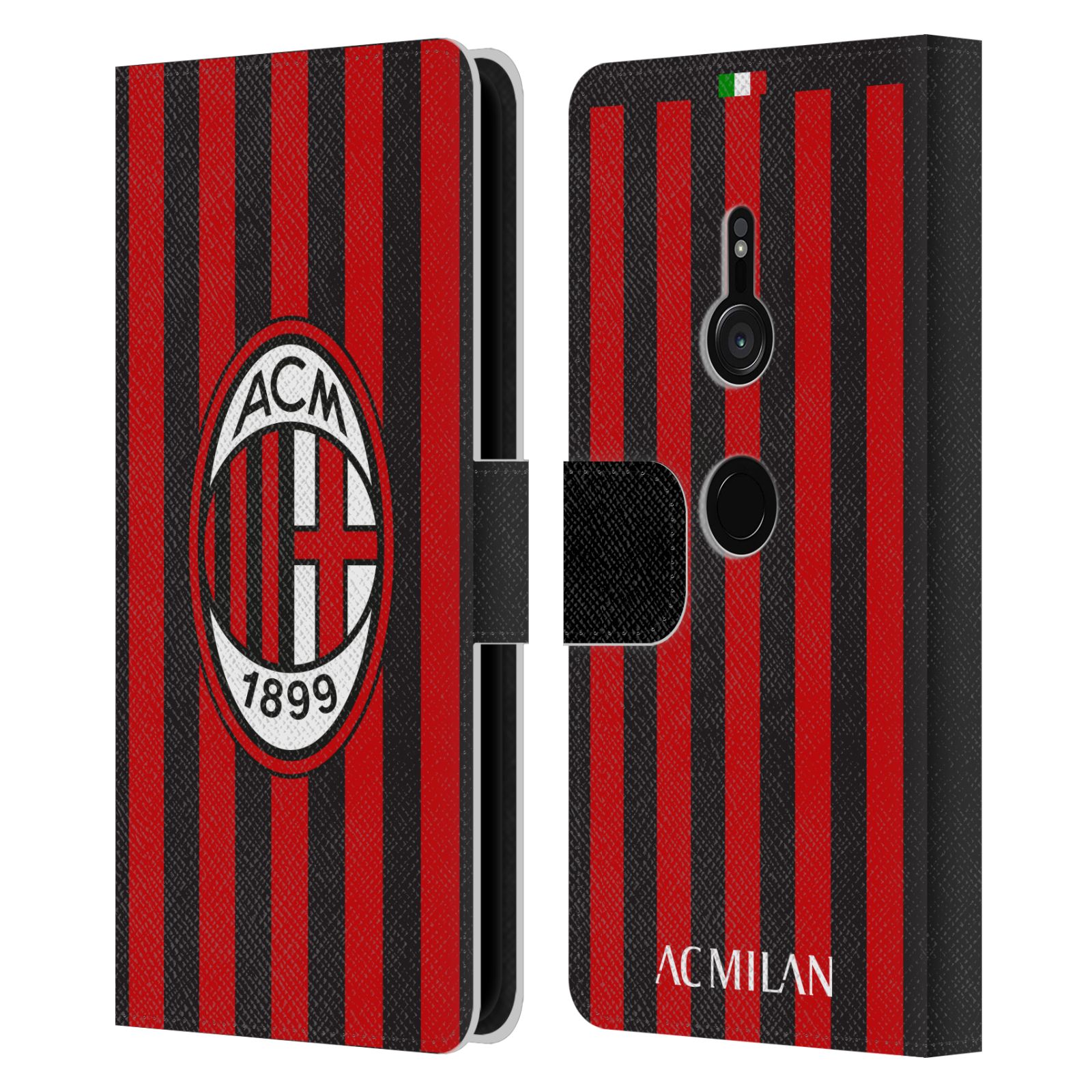 OFFICIAL AC MILAN 2017/18 CREST KIT LEATHER BOOK WALLET CASE FOR SONY PHONES 1 - 第 8/9 張圖片