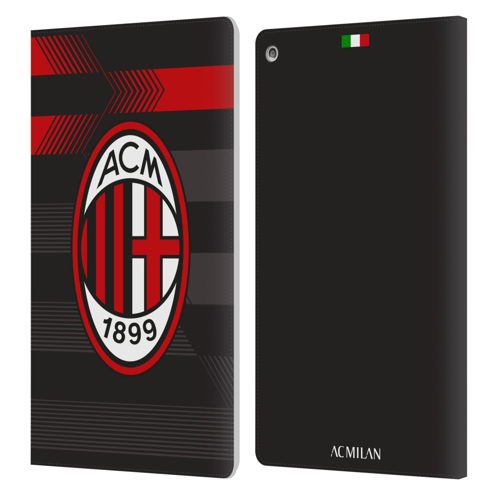 OFFICIAL AC MILAN 2017/18 CREST KIT LEATHER BOOK WALLET CASE FOR AMAZON FIRE - 第 9/9 張圖片