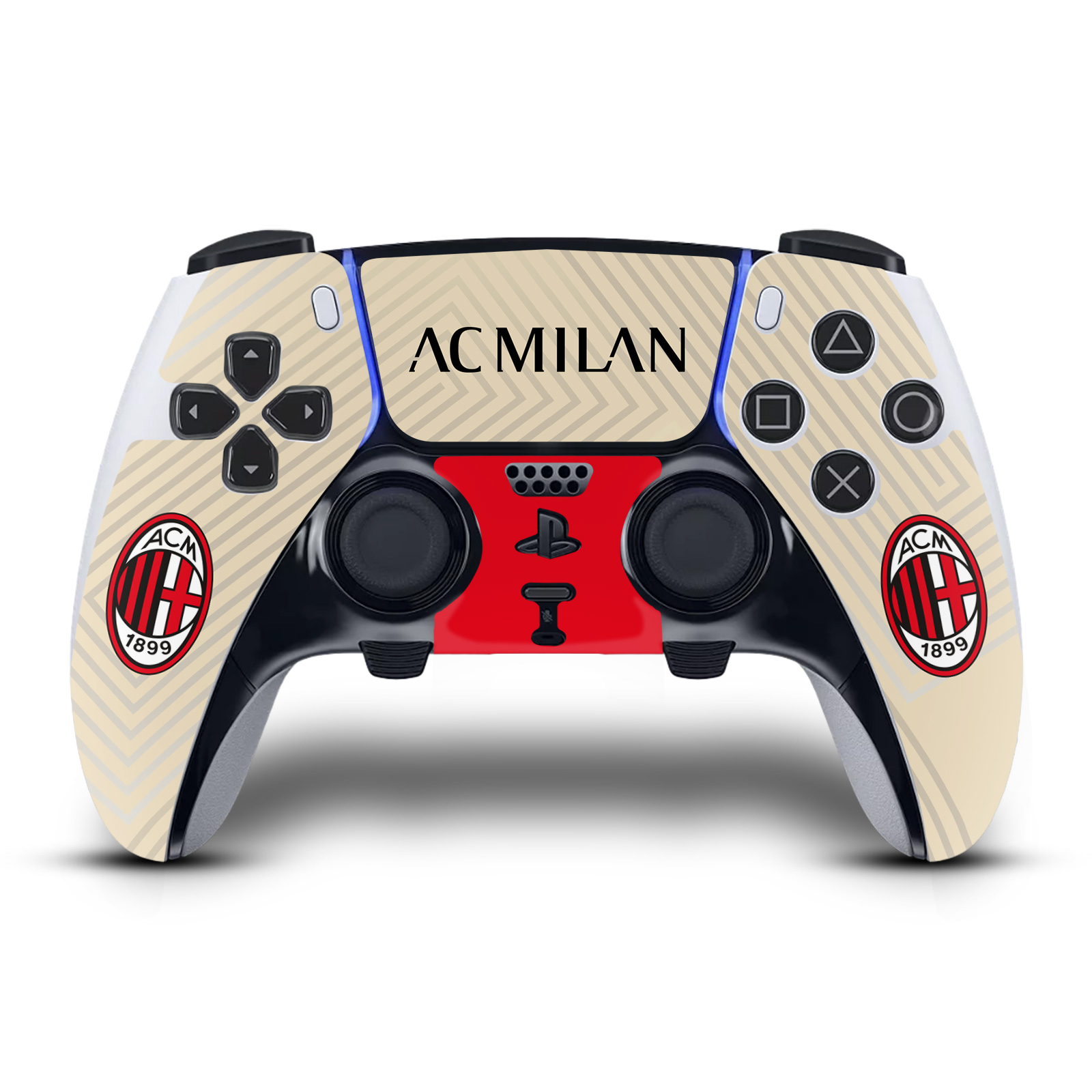 AC MILAN 2021/22 CREST KIT VINYL SKIN FOR SONY PS5 DUALSENSE EDGE CONTROLLER