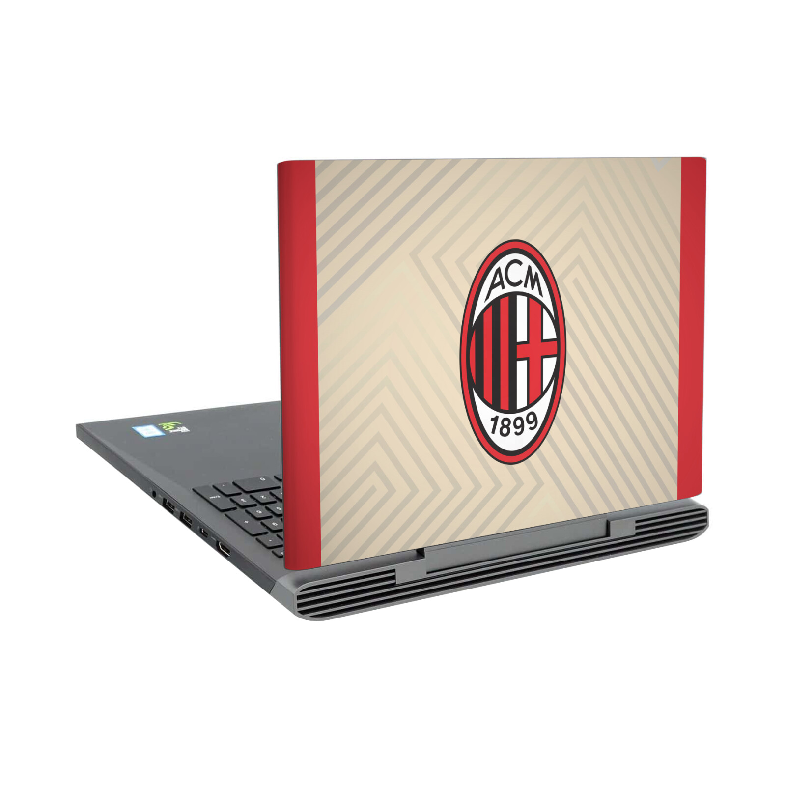 VINYL-SKIN-AUFKLEBER ORIGINAL AC MILAN 2021/22 WAPPEN KIT FÜR ASUS DELL HP XIAOMI - Bild 7 von 8