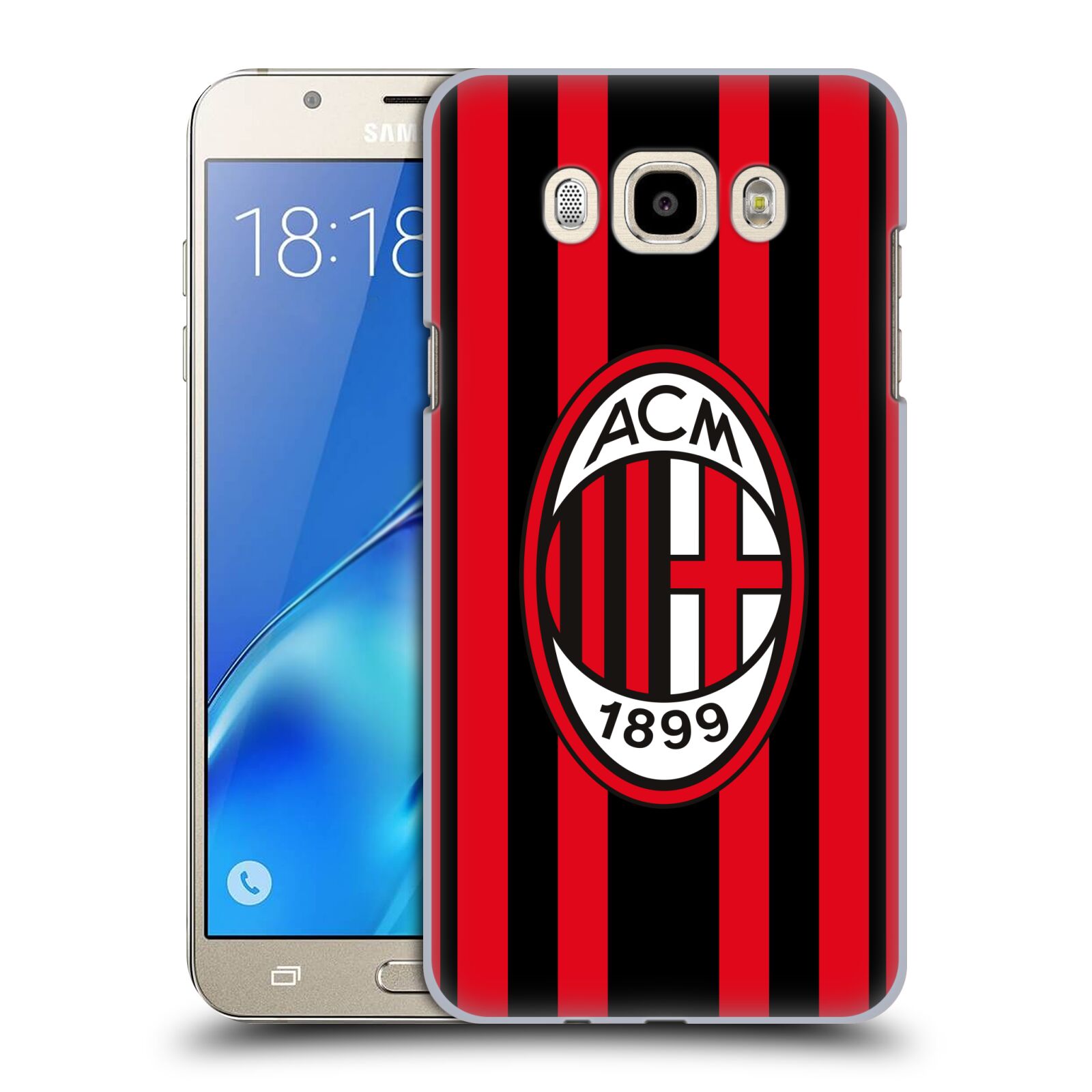 KIT DE ESCUDO OFICIAL AC MILAN 2021/22 FUNDA RÍGIDA TRASERA PARA TELÉFONOS SAMSUNG 3 - Imagen 9 de 9