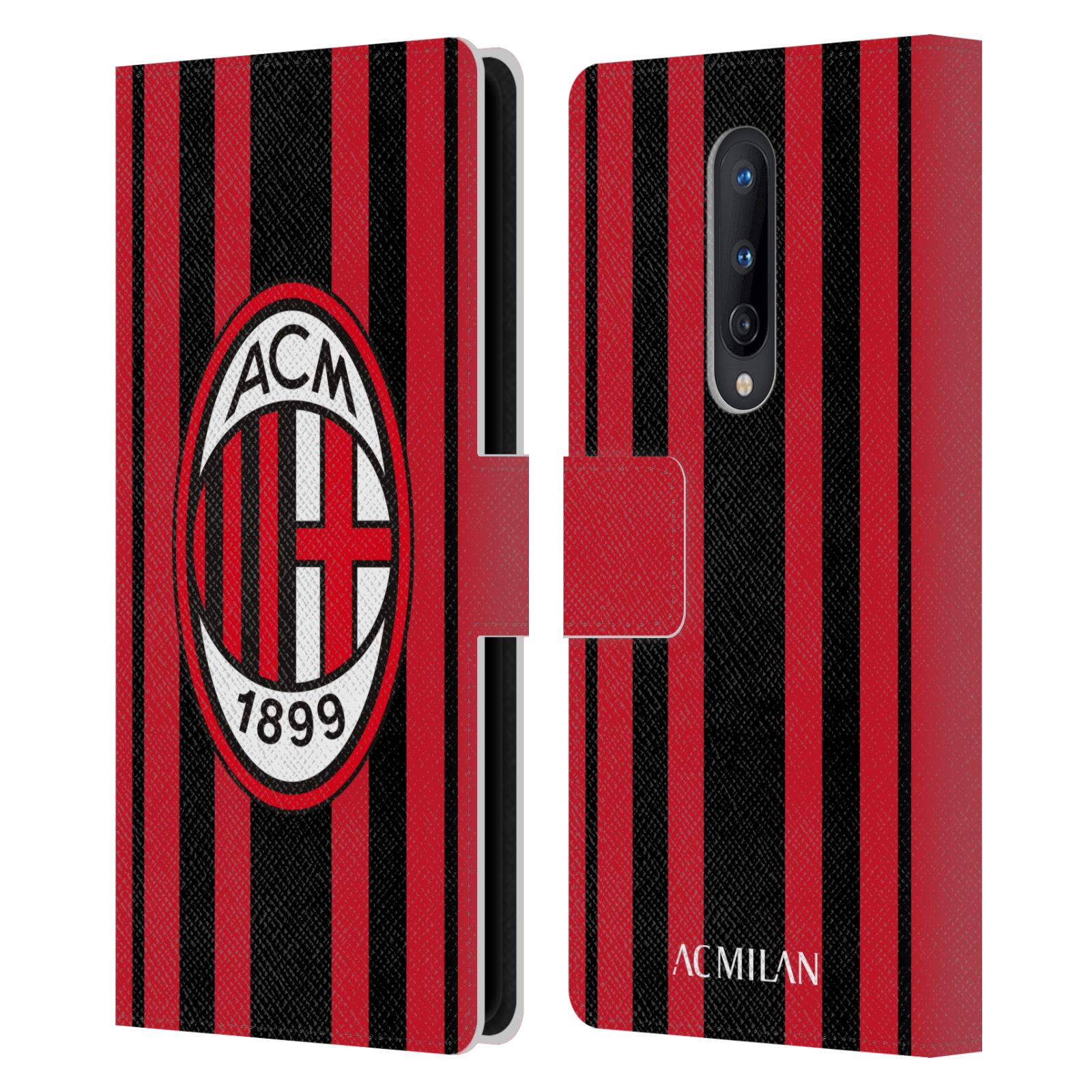 OFFICIAL AC MILAN 2021/22 CREST KIT LEATHER BOOK WALLET CASE FOR ONEPLUS PHONES - Picture 8 of 8
