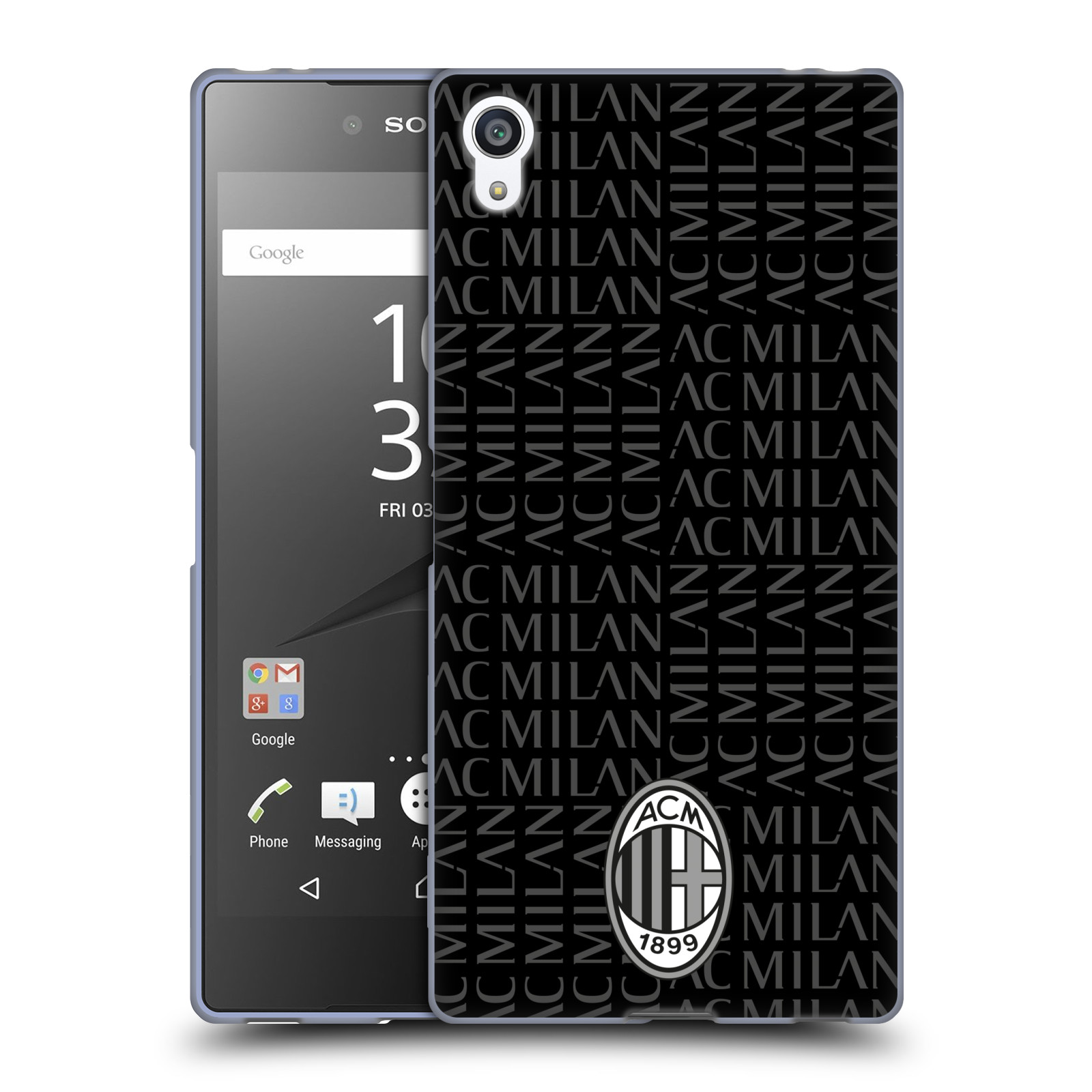 OFFICIAL AC MILAN CREST PATTERNS SOFT GEL CASE FOR SONY PHONES 2 - Picture 8 of 14