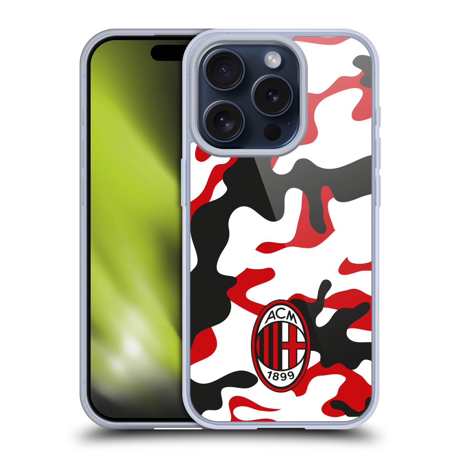 OFFICIEL AC MILAN CRÊTE MODÈLES ÉTUI COQUE EN GEL POUR APPLE iPHONE TÉLÉPHONES - Photo 8 sur 14