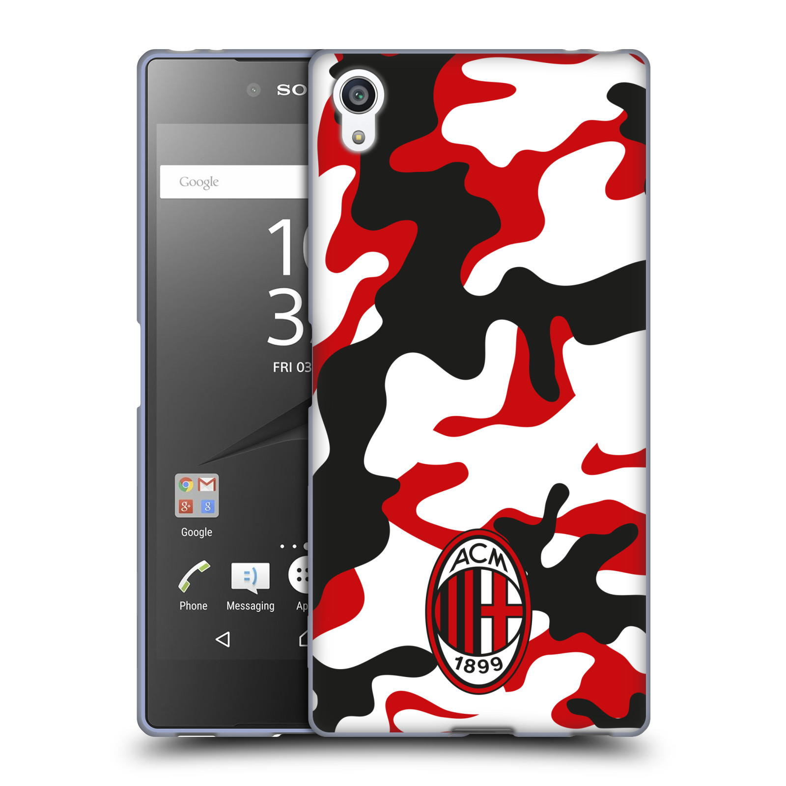 OFFICIAL AC MILAN CREST PATTERNS SOFT GEL CASE FOR SONY PHONES 2 - Picture 9 of 14