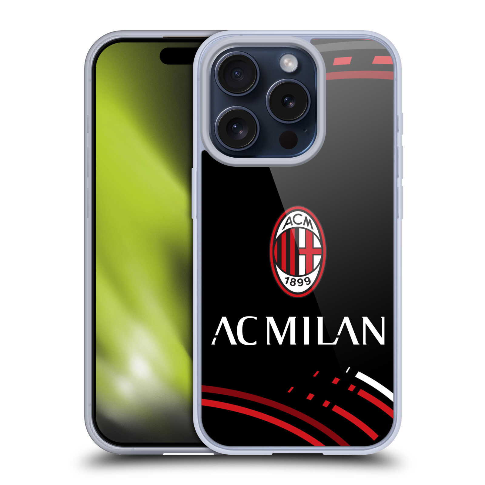 OFFICIEL AC MILAN CRÊTE MODÈLES ÉTUI COQUE EN GEL POUR APPLE iPHONE TÉLÉPHONES - Photo 10 sur 14