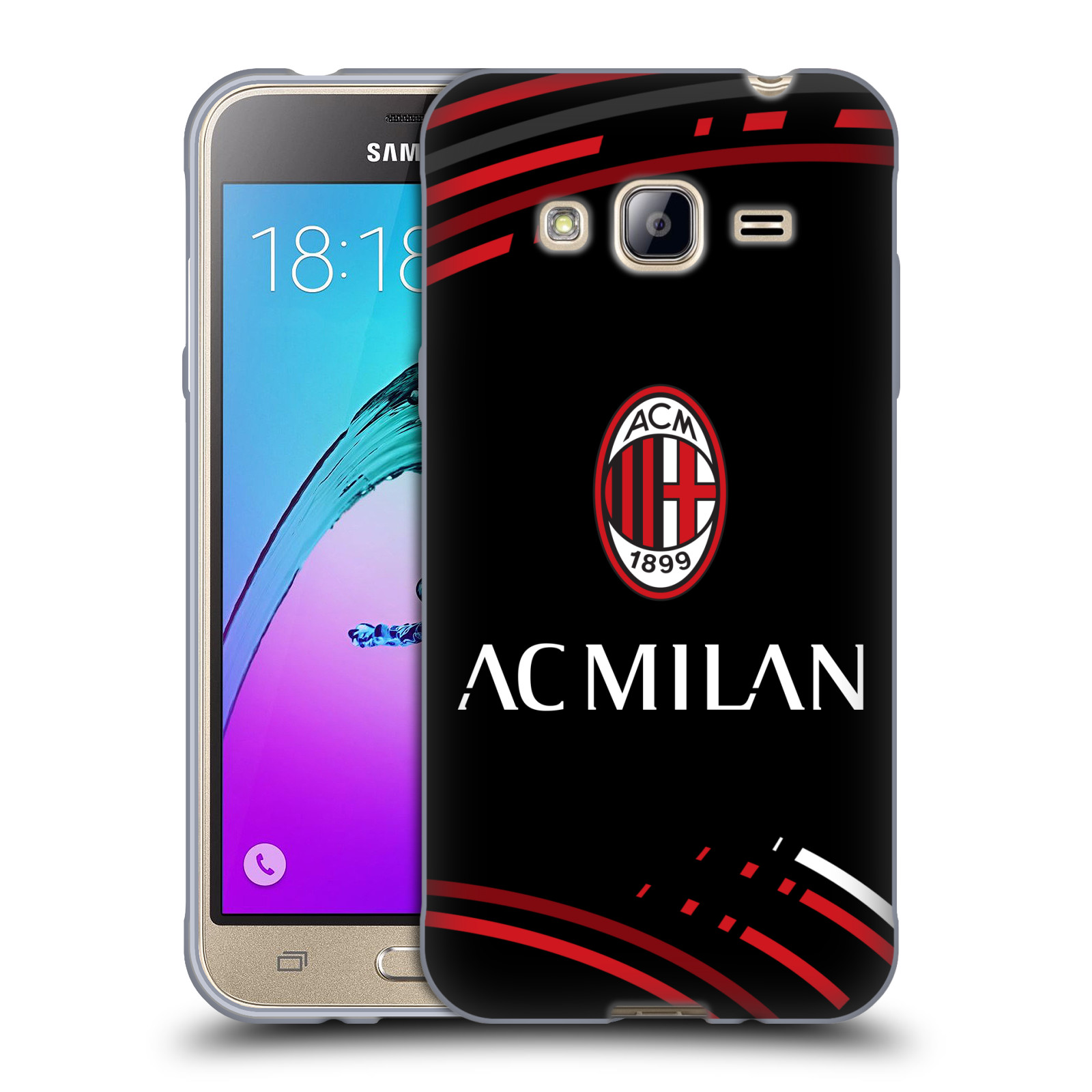 OFFIZIELLE AC MILAN WAPPEN MUSTER SOFT GEL HANDYHÜLLE FÜR SAMSUNG HANDYS 3 - Picture 11 of 14