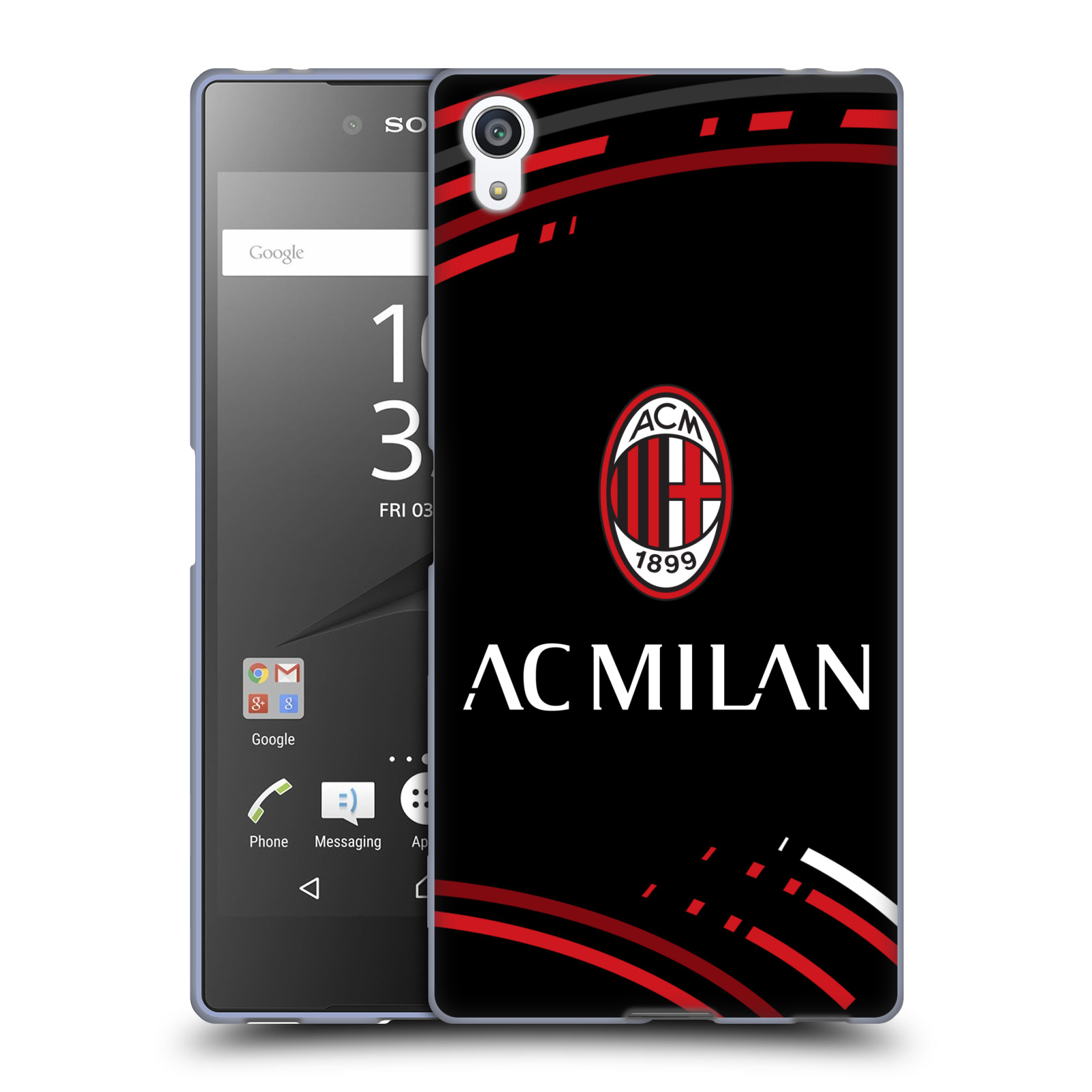 OFFICIAL AC MILAN CREST PATTERNS SOFT GEL CASE FOR SONY PHONES 2 - Picture 10 of 14