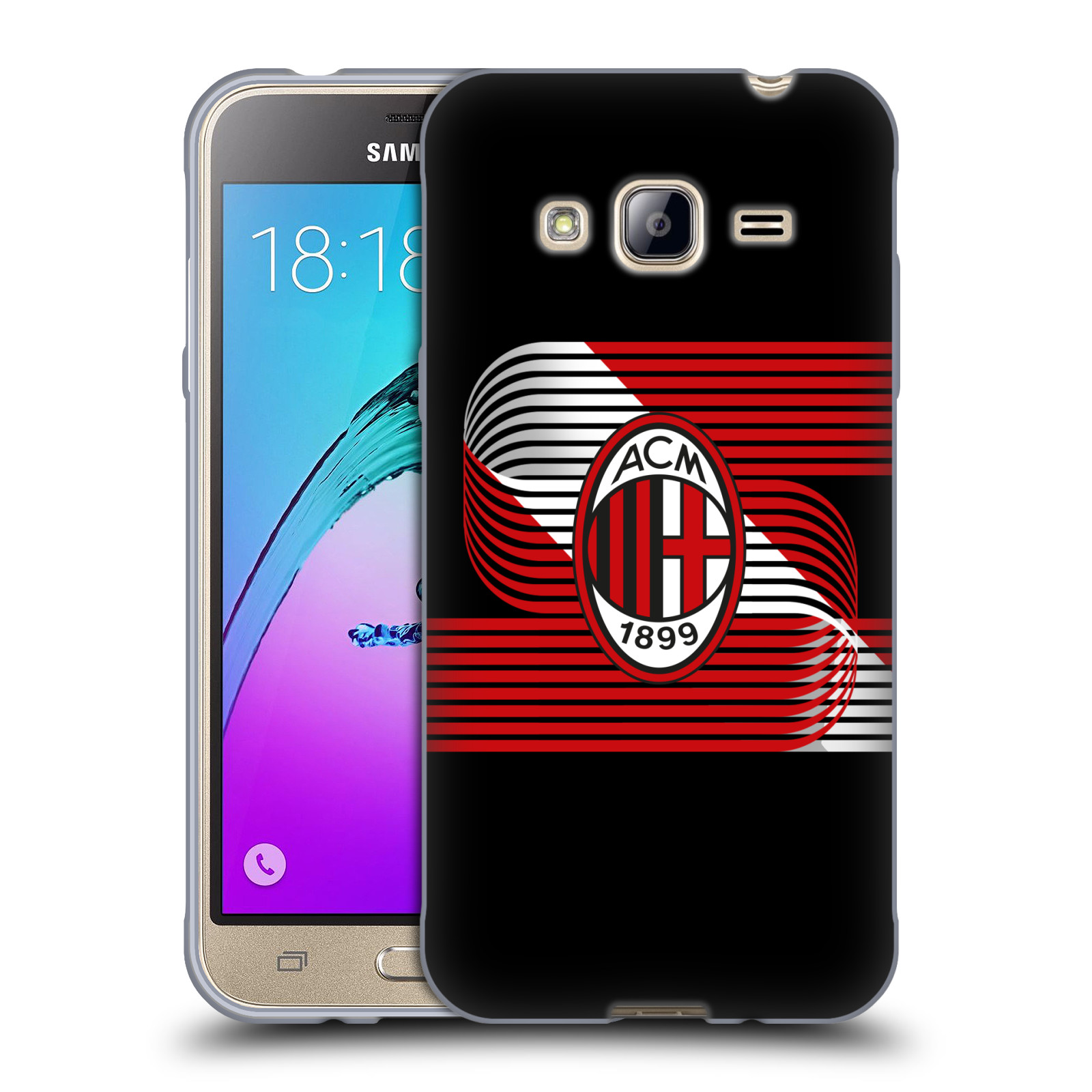 OFFIZIELLE AC MILAN WAPPEN MUSTER SOFT GEL HANDYHÜLLE FÜR SAMSUNG HANDYS 3 - Picture 9 of 14