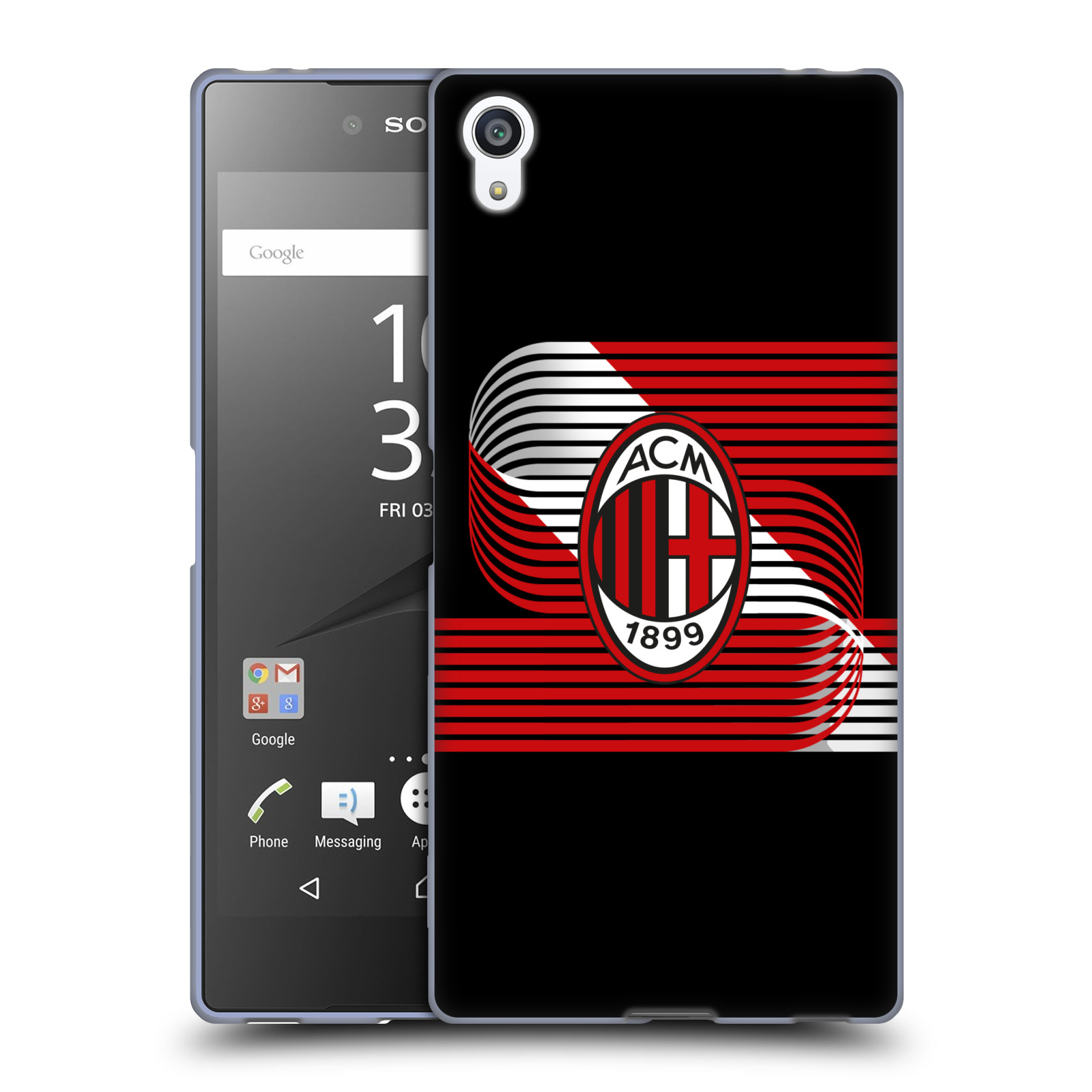 OFFICIAL AC MILAN CREST PATTERNS SOFT GEL CASE FOR SONY PHONES 2 - Picture 11 of 14