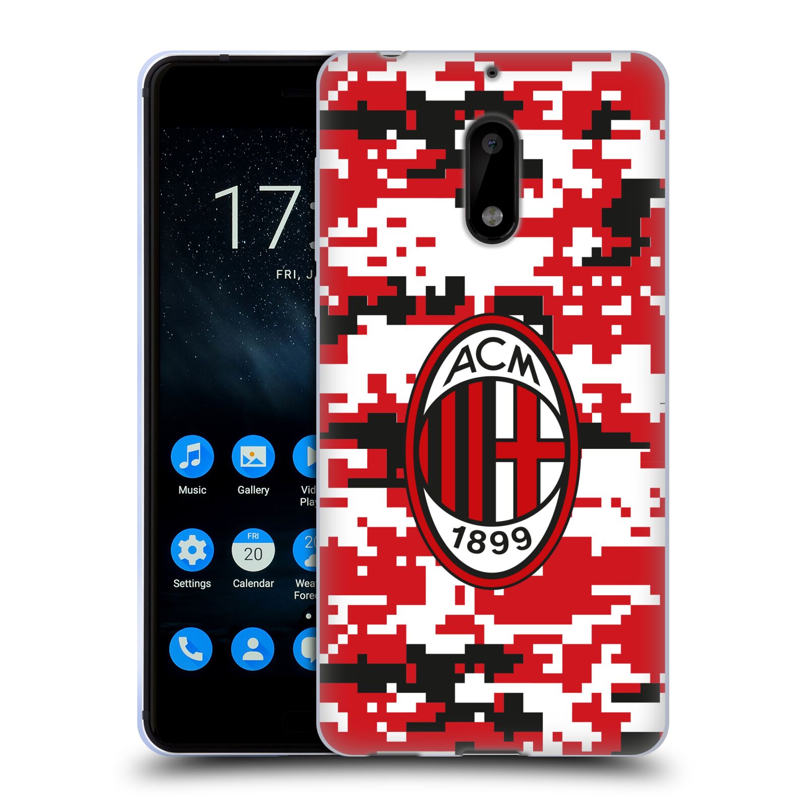 OFFICIAL AC MILAN CREST PATTERNS SOFT GEL CASE FOR NOKIA PHONES 1 - Picture 12 of 14