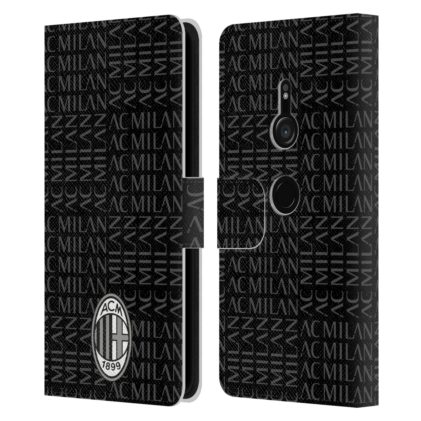 OFFICIAL AC MILAN CREST PATTERNS LEATHER BOOK WALLET CASE FOR SONY PHONES 1 - Picture 7 of 13