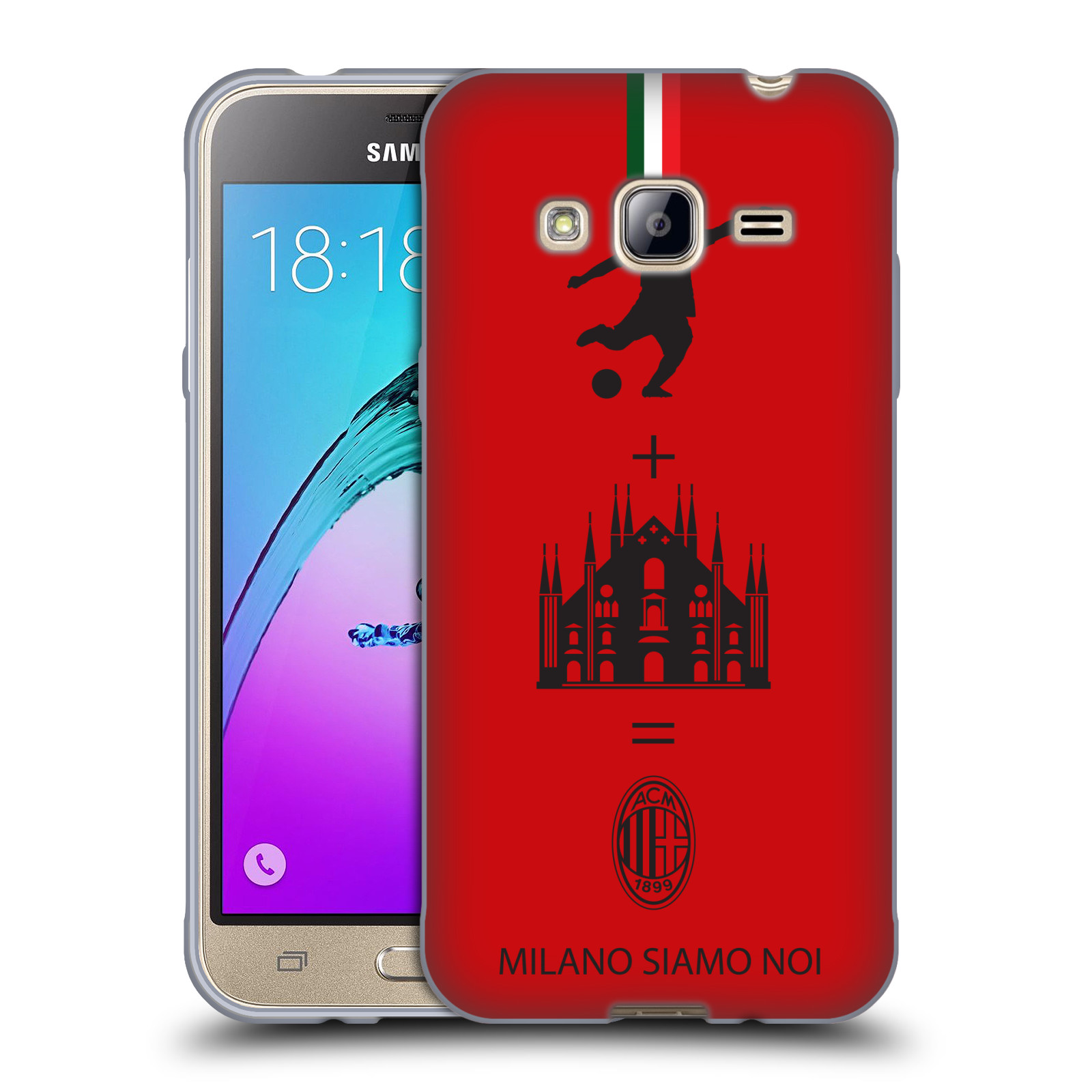 OFFIZIELLE AC MILAN WAPPEN MUSTER SOFT GEL HANDYHÜLLE FÜR SAMSUNG HANDYS 3 - Picture 12 of 14