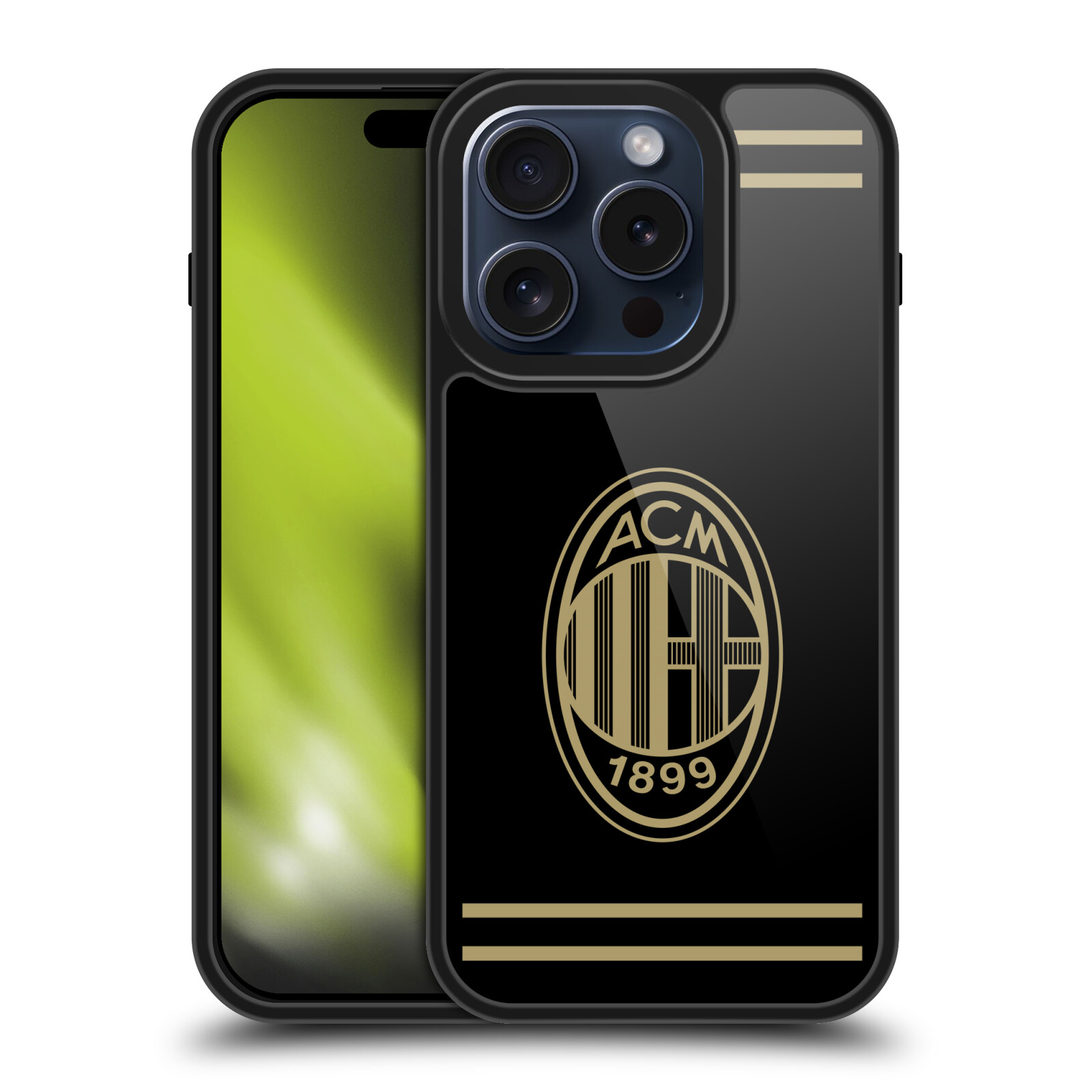 OFFICIAL AC MILAN CREST GEL ARMOR CASE FOR APPLE iPHONE PHONES - Picture 8 of 9