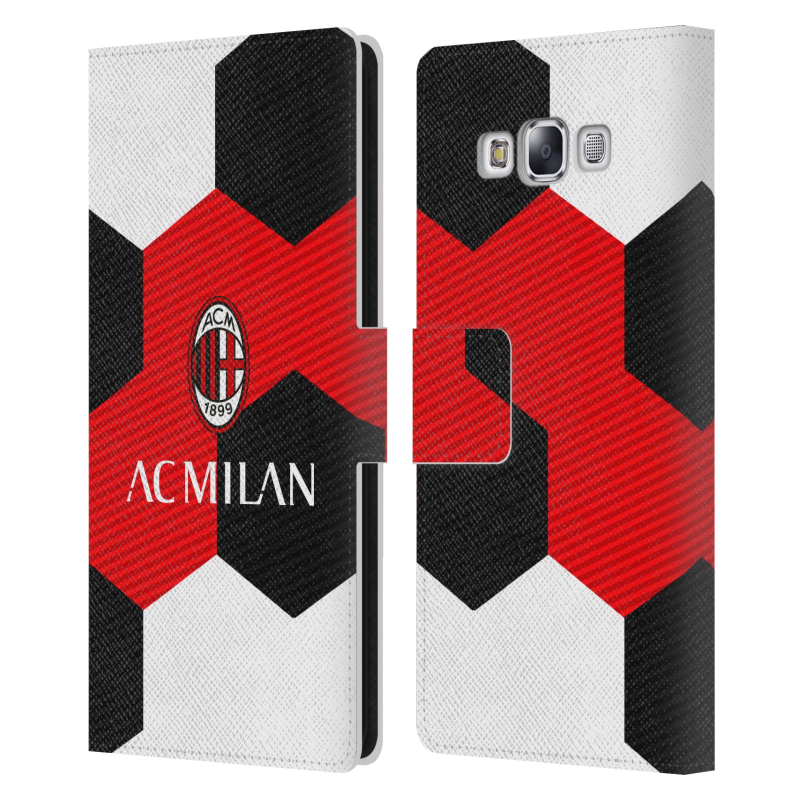 OFFICIAL AC MILAN CREST LEATHER BOOK WALLET CASE FOR SAMSUNG PHONES 3 - 第 7/15 張圖片
