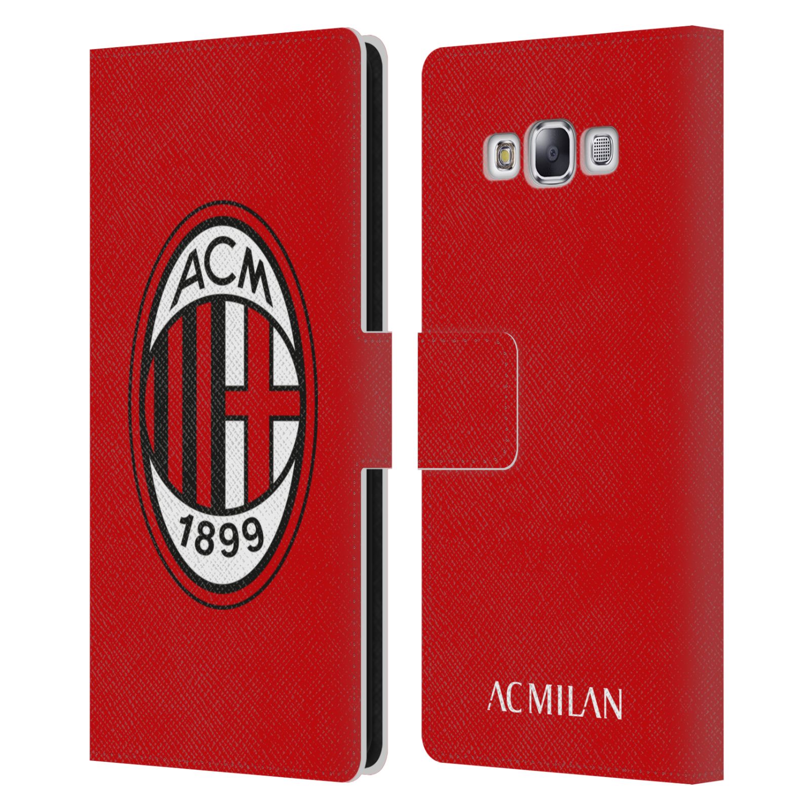 OFFICIAL AC MILAN CREST LEATHER BOOK WALLET CASE FOR SAMSUNG PHONES 3 - 第 10/15 張圖片