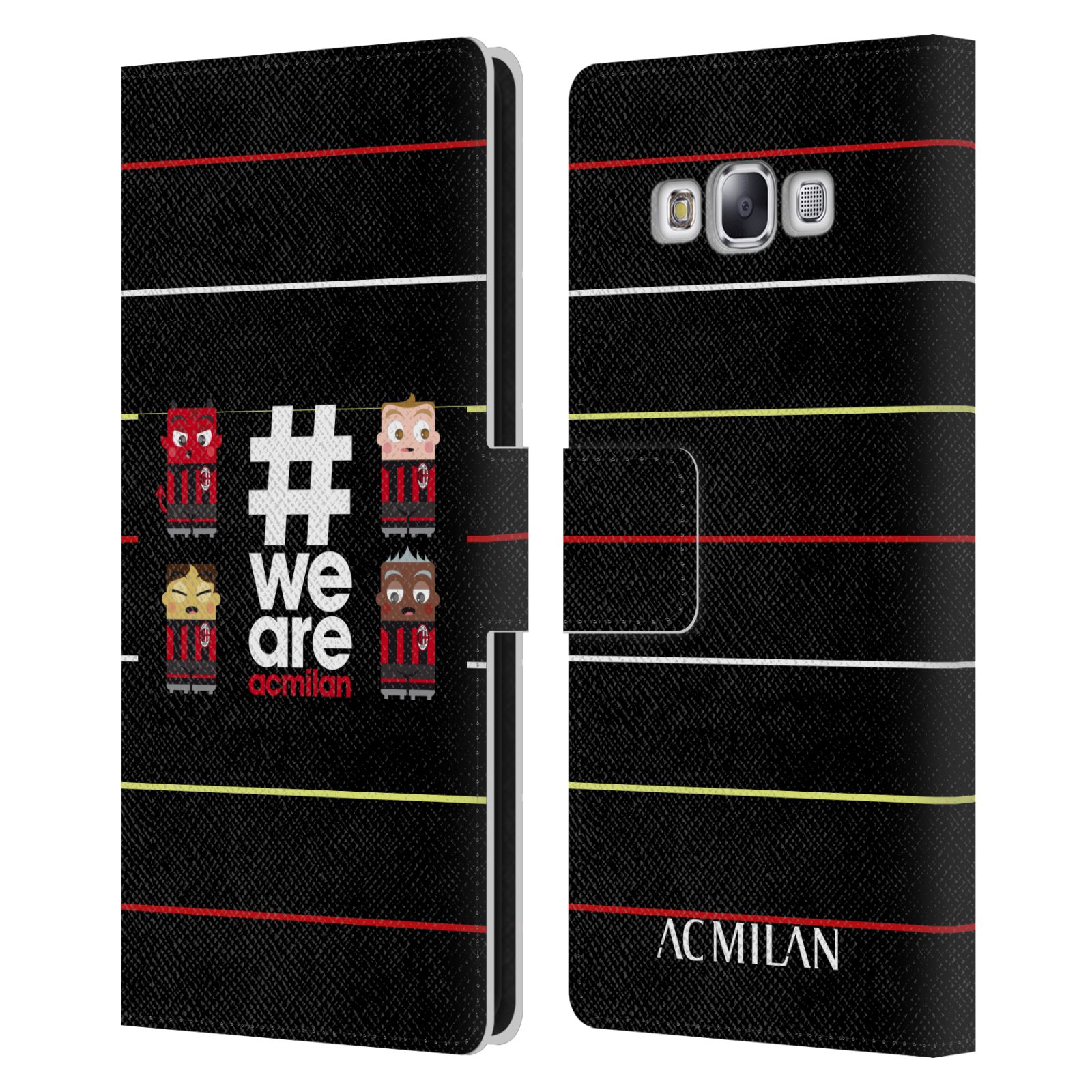 OFFICIAL AC MILAN CREST LEATHER BOOK WALLET CASE FOR SAMSUNG PHONES 3 - 第 14/15 張圖片