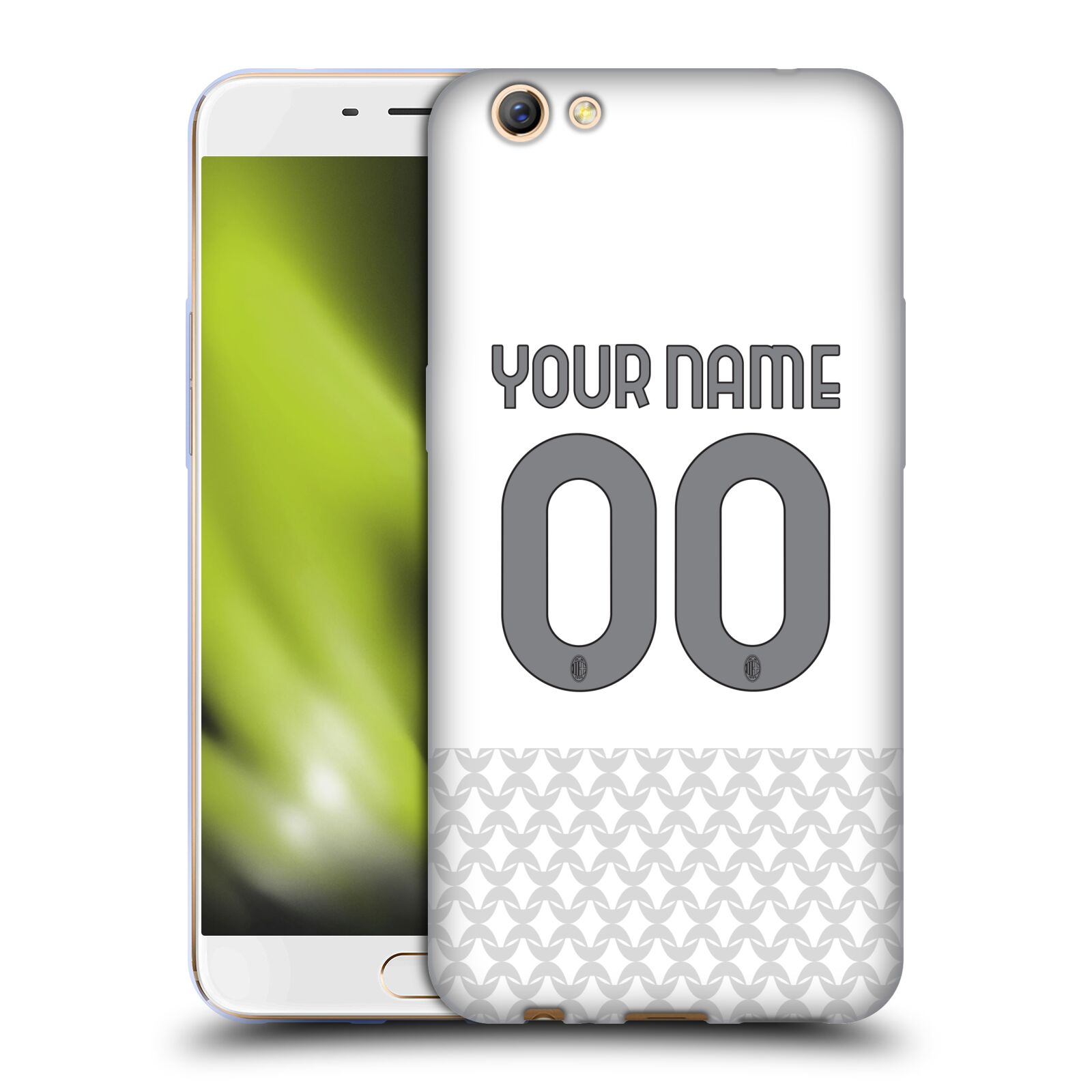 CUSTOM CUSTOMIZED PERSONALIZED AC MILAN 2023/24 KIT GEL CASE FOR OPPO PHONES