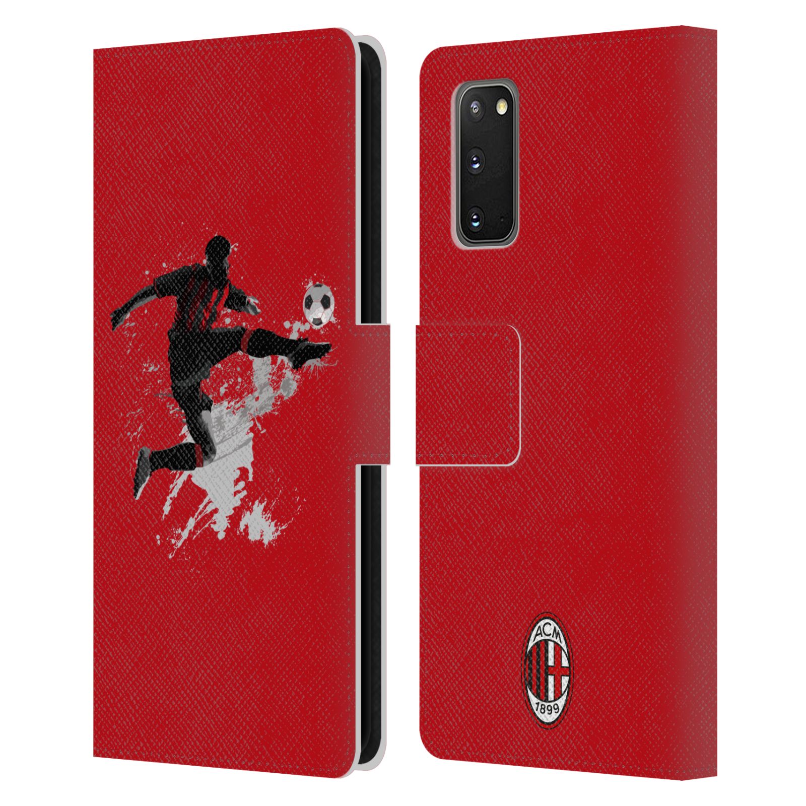 OFFICIAL AC MILAN TEENS LEATHER BOOK WALLET CASE COVER FOR SAMSUNG PHONES 1 - Picture 9 of 13