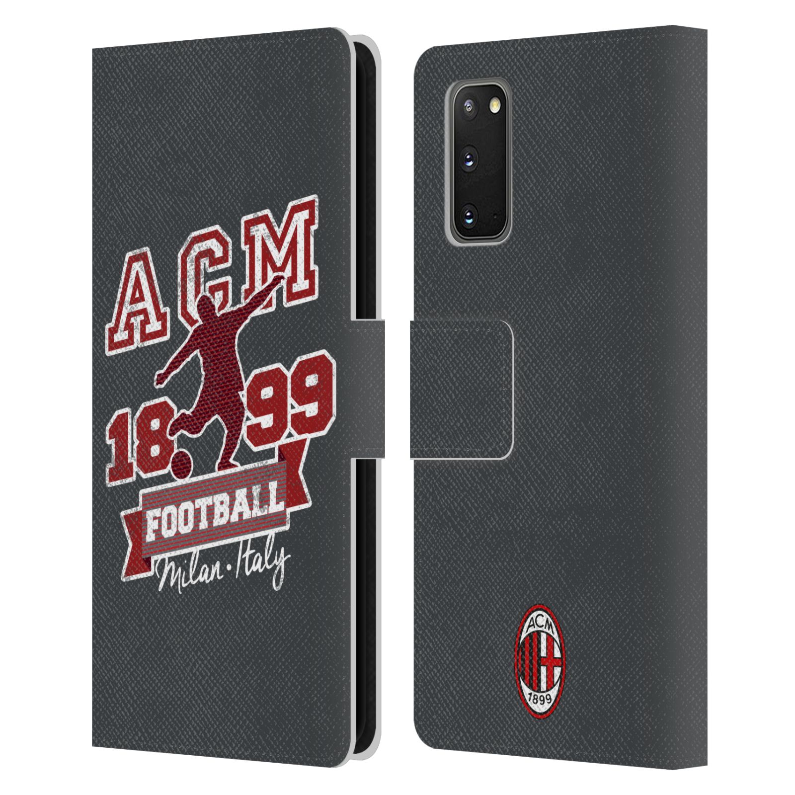 OFFICIAL AC MILAN TEENS LEATHER BOOK WALLET CASE COVER FOR SAMSUNG PHONES 1 - Picture 11 of 13