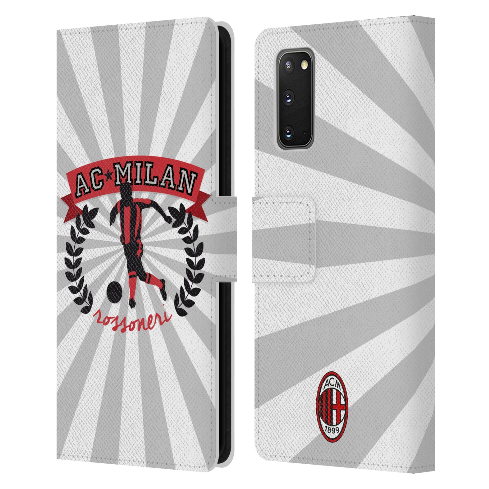 OFFICIAL AC MILAN TEENS LEATHER BOOK WALLET CASE COVER FOR SAMSUNG PHONES 1 - Picture 12 of 13