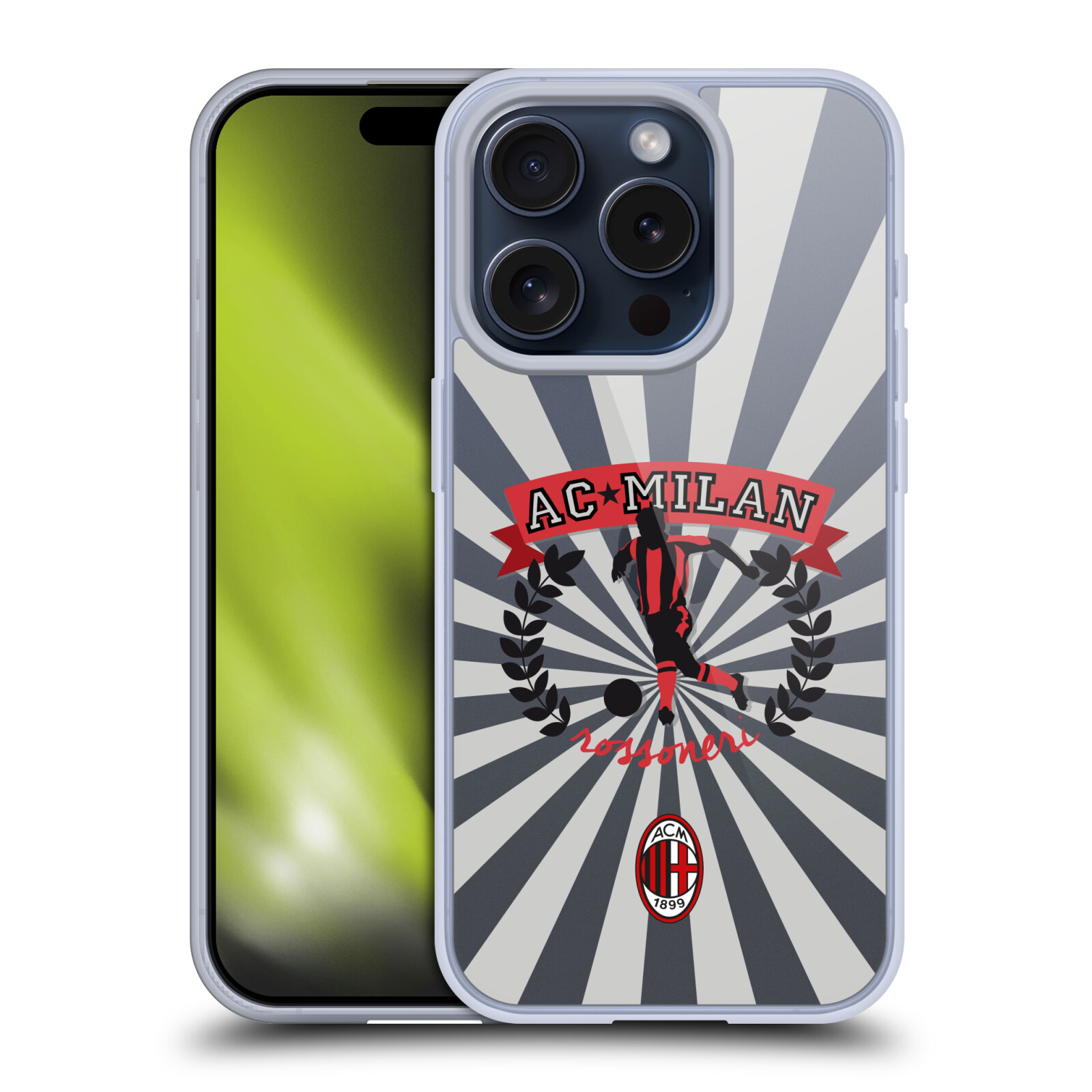 OFFICIAL AC MILAN TEENS SOFT GEL CASE FOR APPLE iPHONE PHONES - Picture 13 of 14