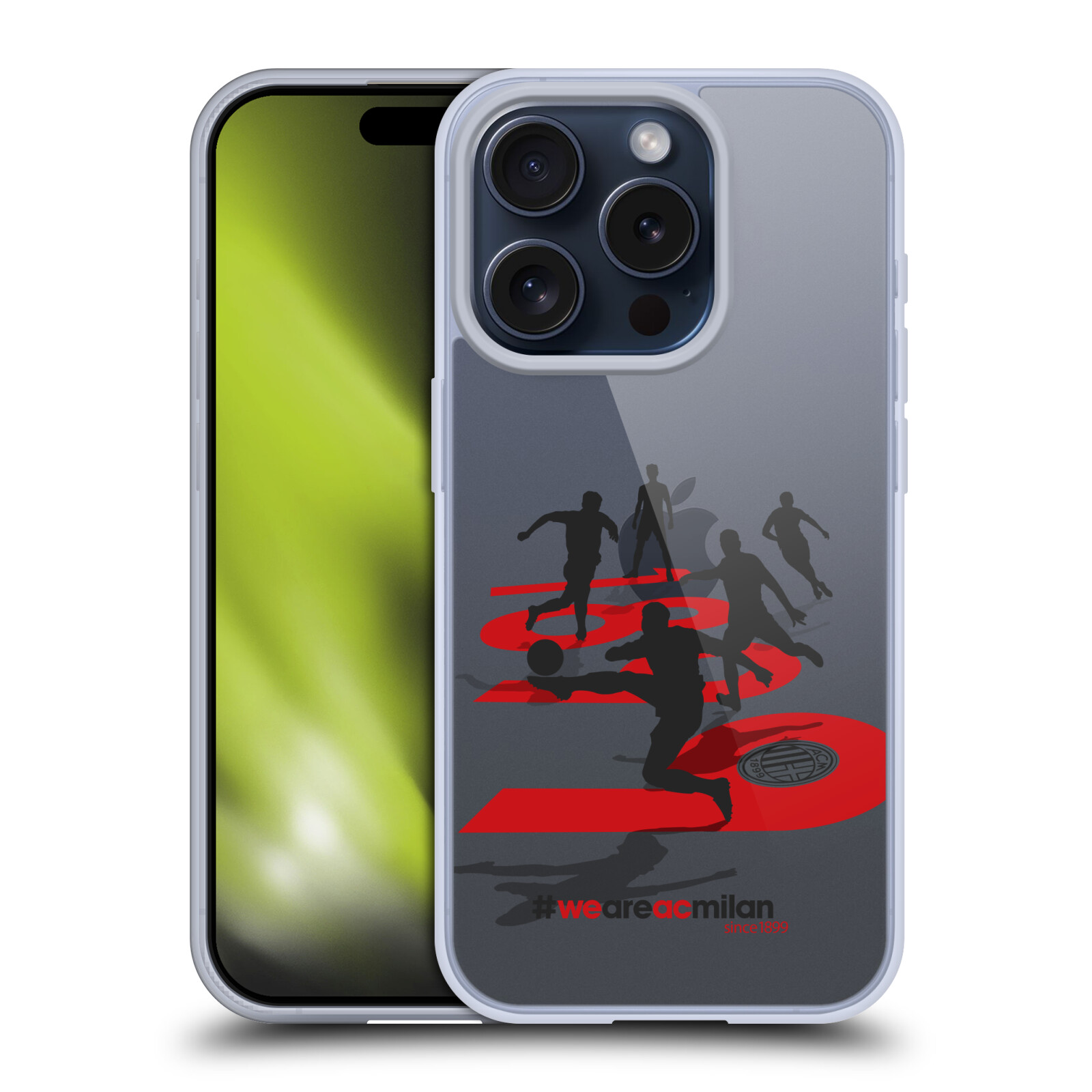 OFFICIAL AC MILAN TEENS SOFT GEL CASE FOR APPLE iPHONE PHONES - Picture 14 of 14