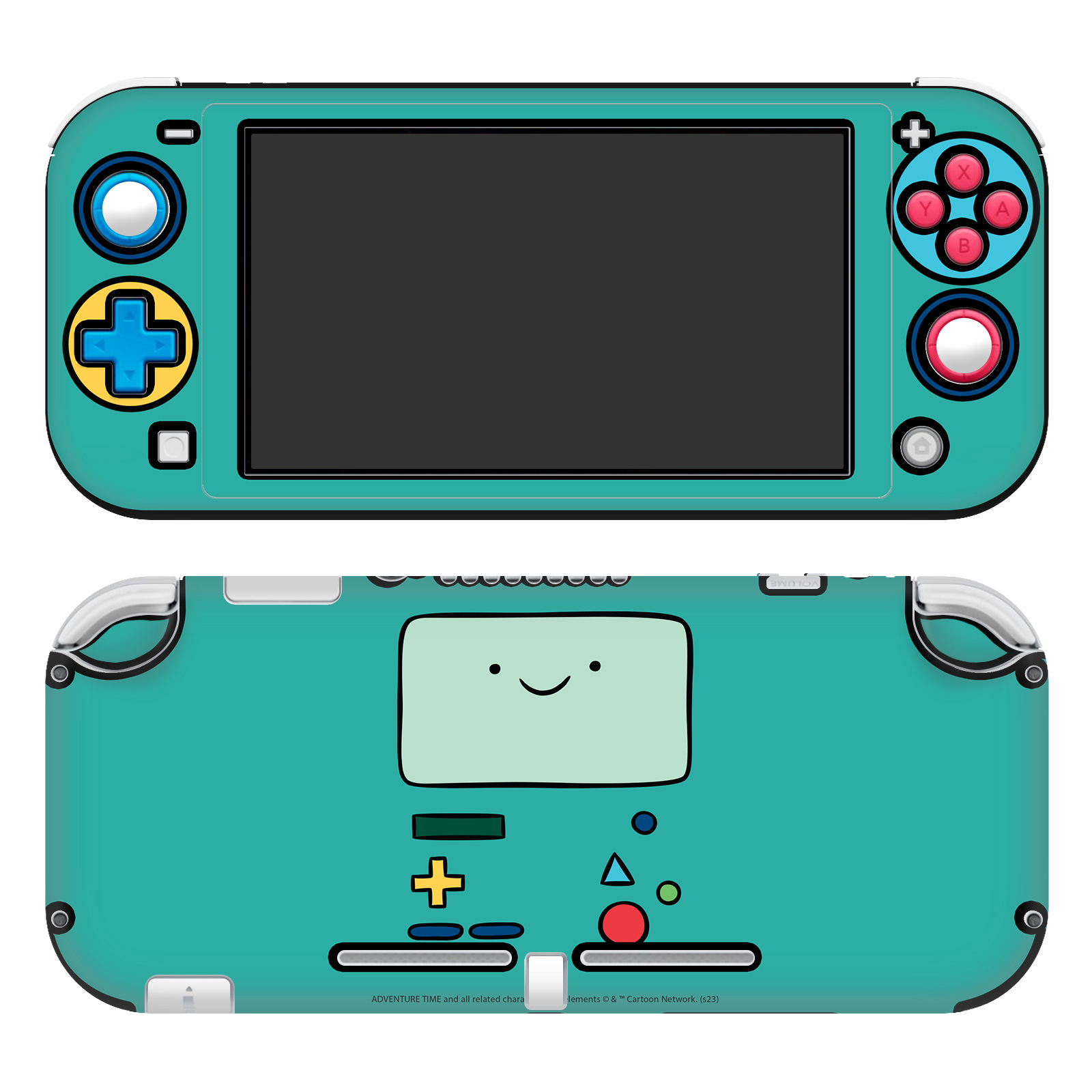 OFFICIAL ADVENTURE TIME GRAPHICS VINYL SKIN DECAL FOR NINTENDO SWITCH LITE