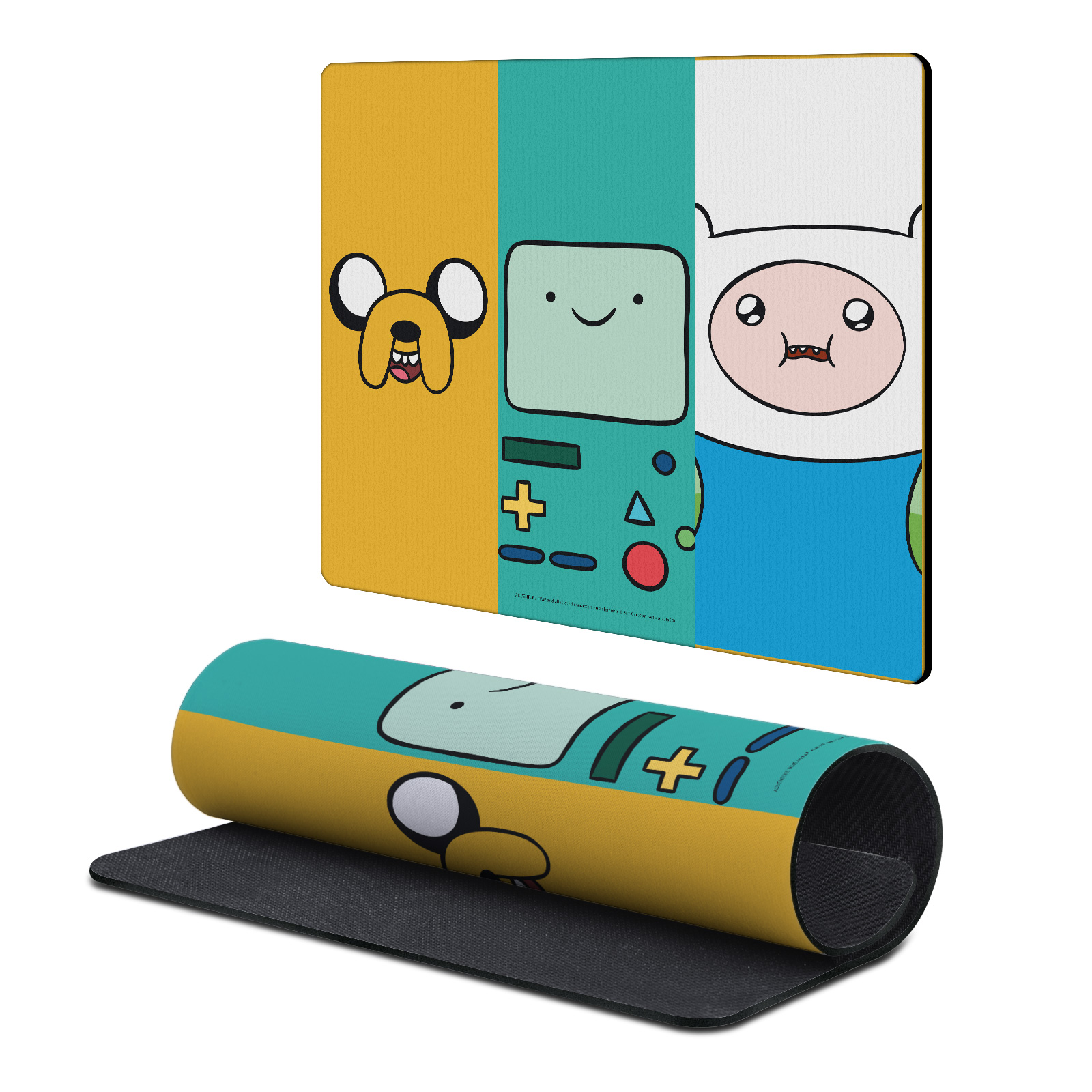 Jake, BMO, Finn Mouse Mat for 25 × 30 cm