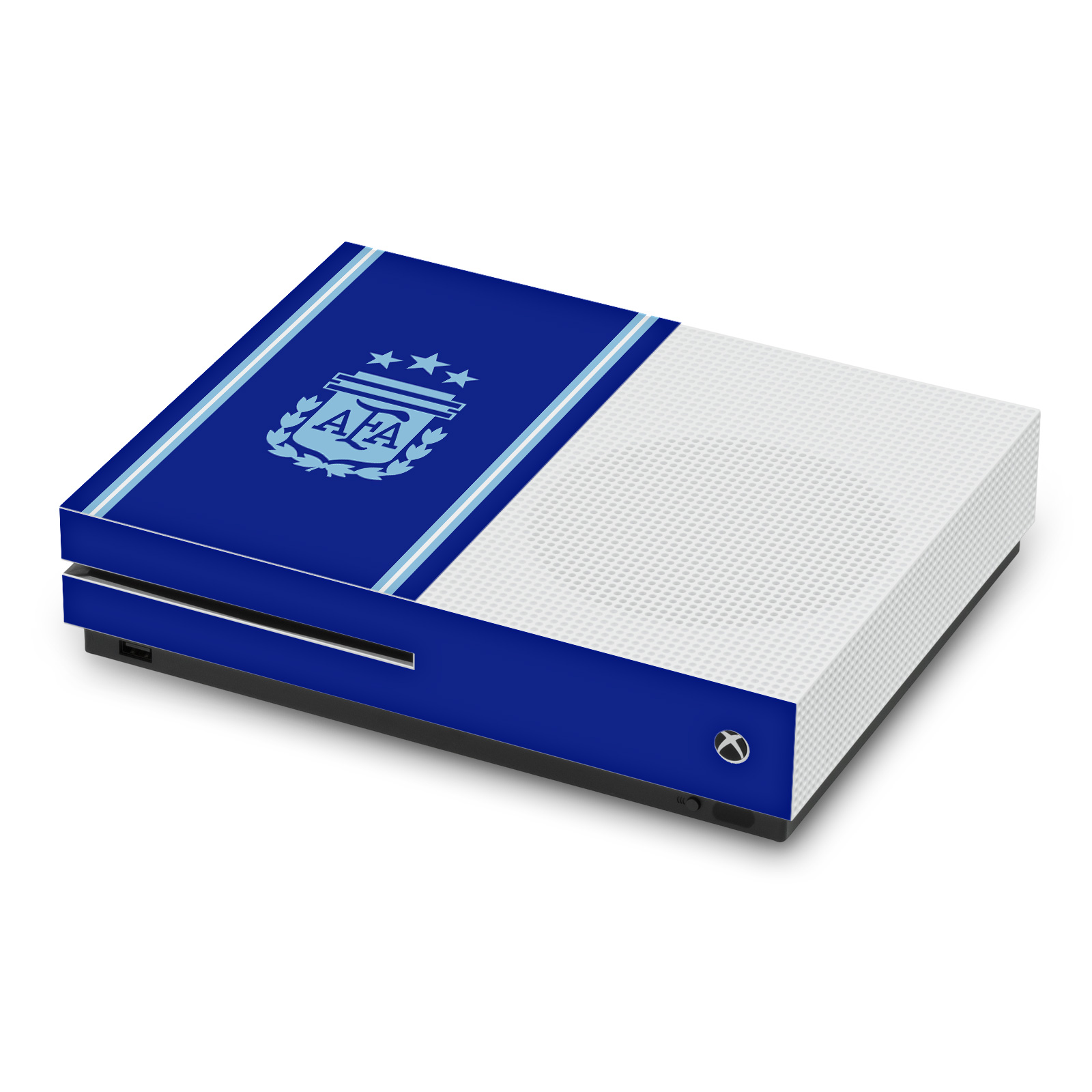 ARGENTINA FOOTBALL TEAM 2024/25 CREST KIT VINYL SKIN FOR XBOX ONE S CONSOLE