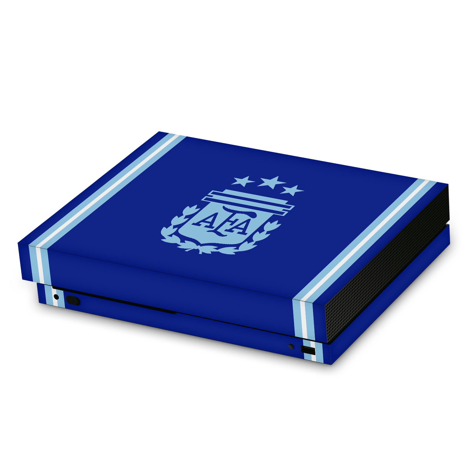ARGENTINA FOOTBALL TEAM 2024/25 CREST KIT VINYL SKIN FOR XBOX ONE X CONSOLE