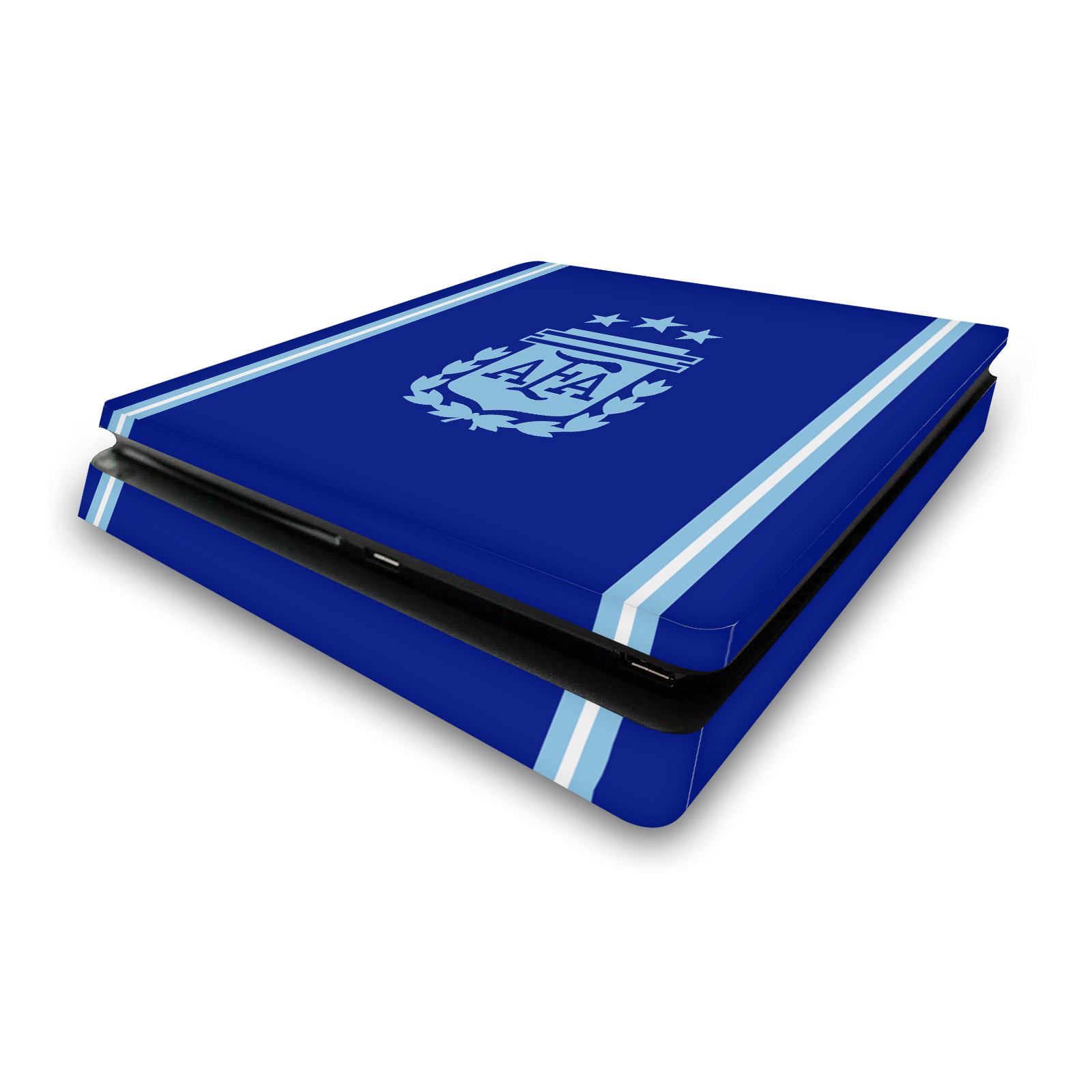 ARGENTINA NATIONAL FOOTBALL TEAM 24/25 CREST KIT VINYL SKIN FOR PS4 SLIM CONSOLE