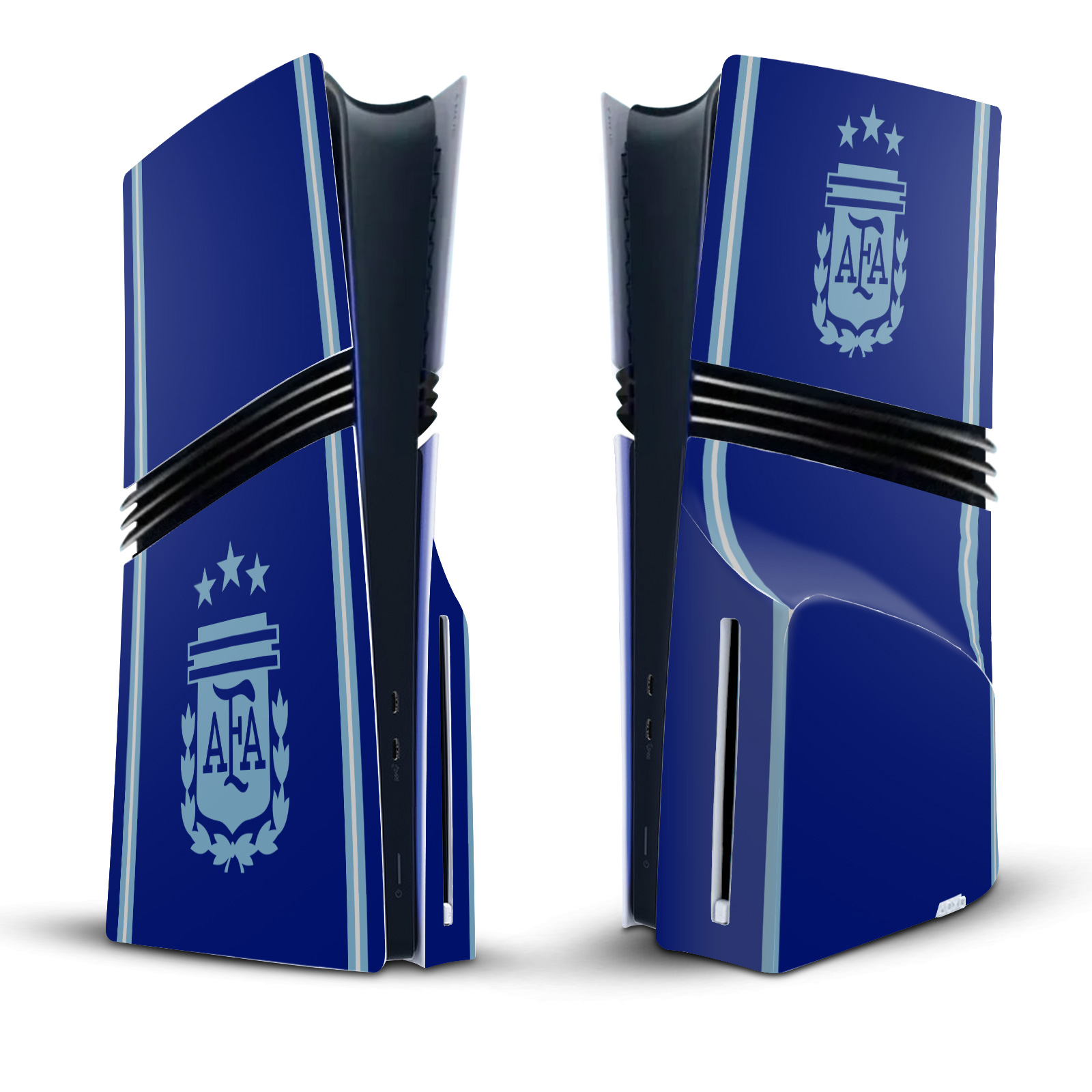 ARGENTINA FOOTBALL TEAM 2024/25 CREST KIT VINYL SKIN FOR PS5 PRO DISC CONSOLE