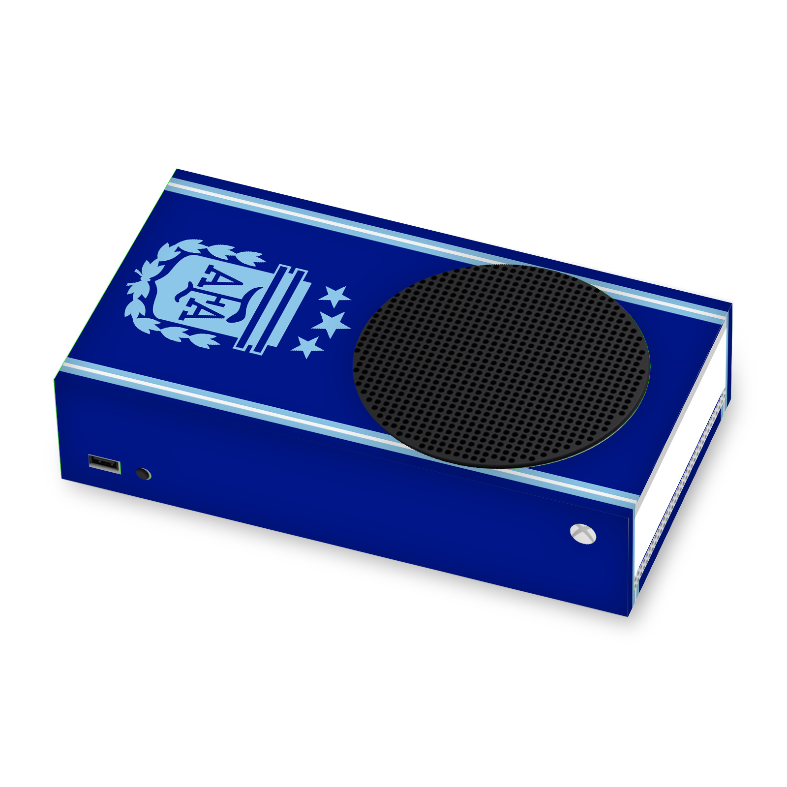 ARGENTINA FOOTBALL TEAM 2024/25 CREST KIT VINYL SKIN FOR XBOX SERIES S CONSOLE