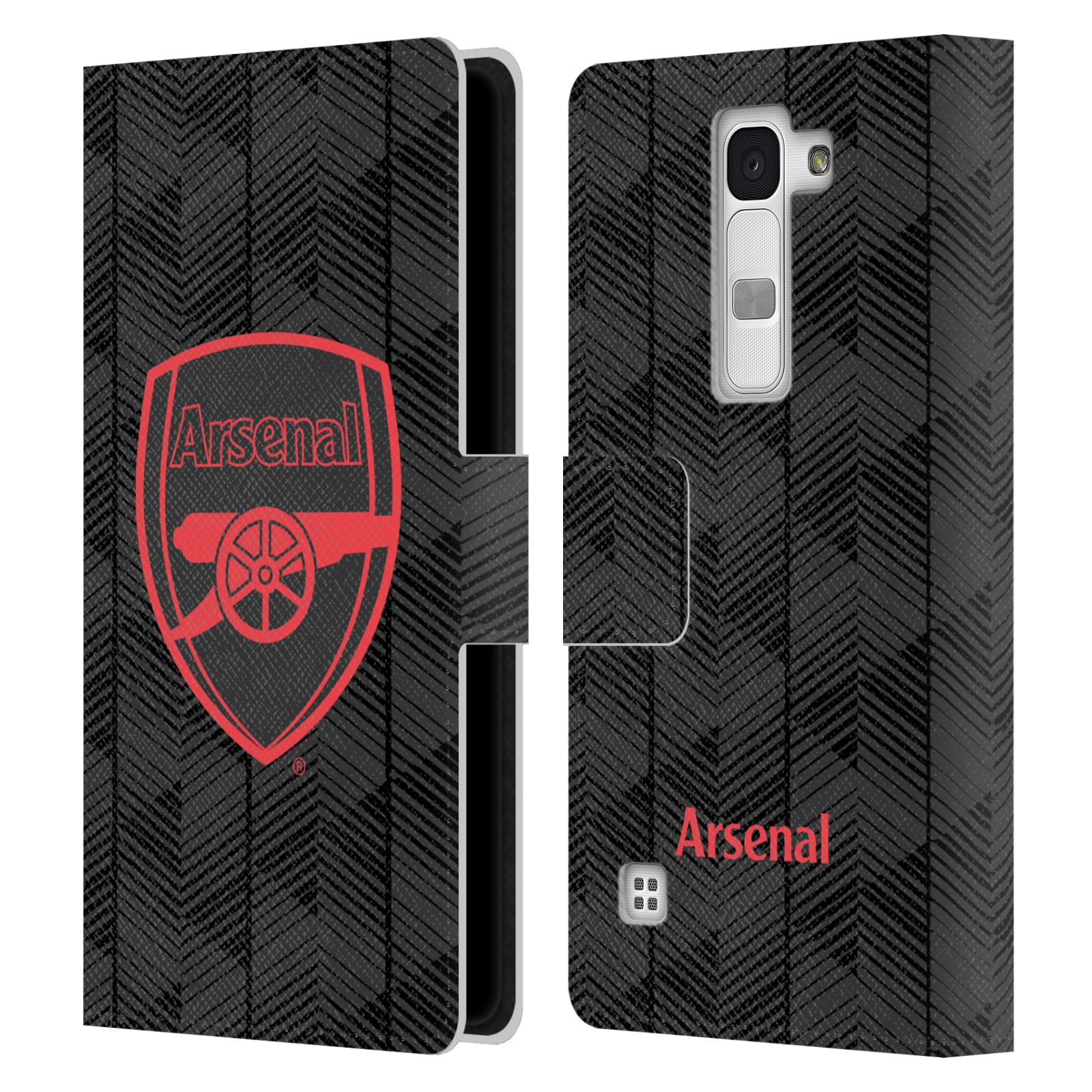 OFFICIAL ARSENAL FC CREST AND GUNNERS LOGO LEATHER BOOK CASE FOR LG PHONES 2 - Picture 8 of 12