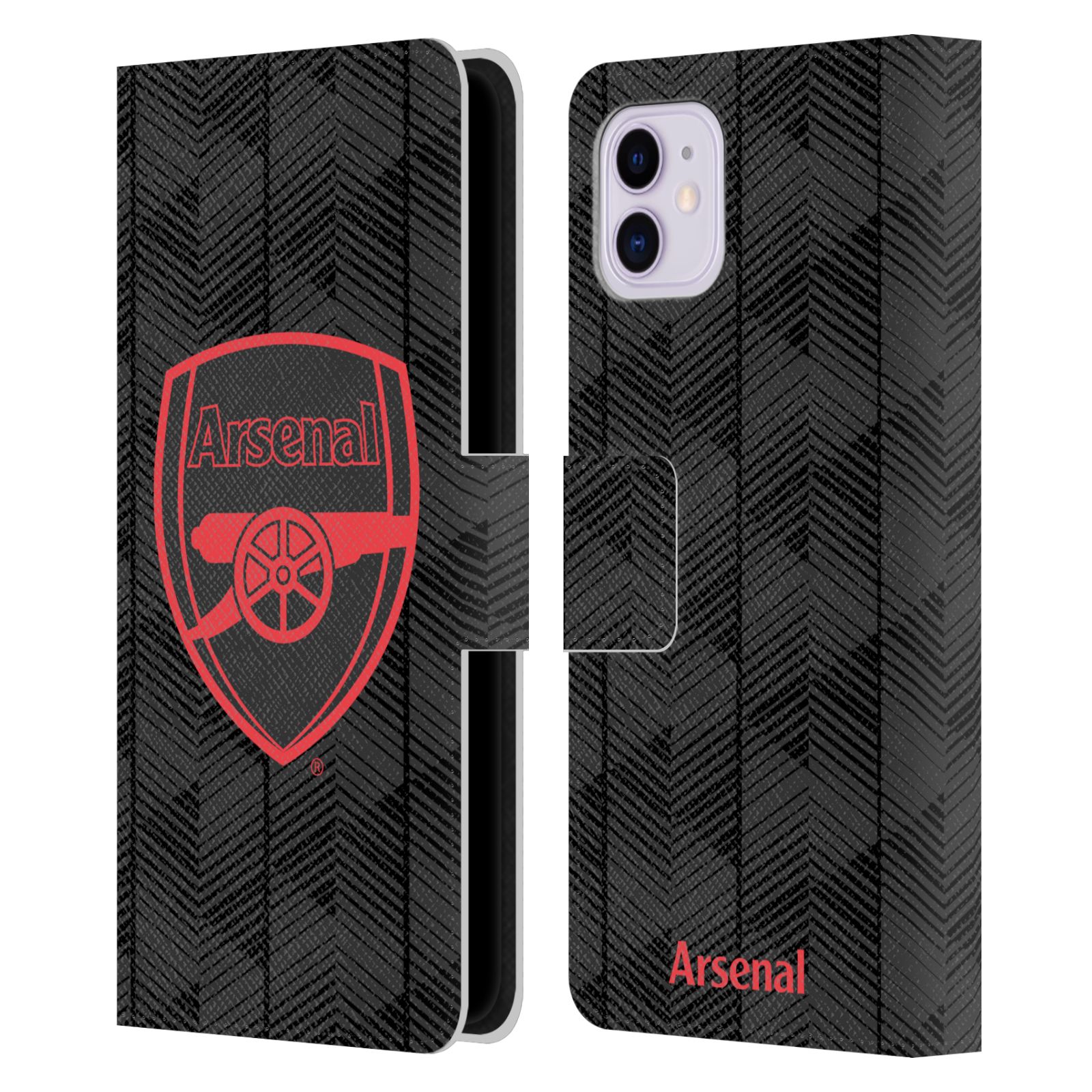 Black Leather Wallet Case for iPhone 11