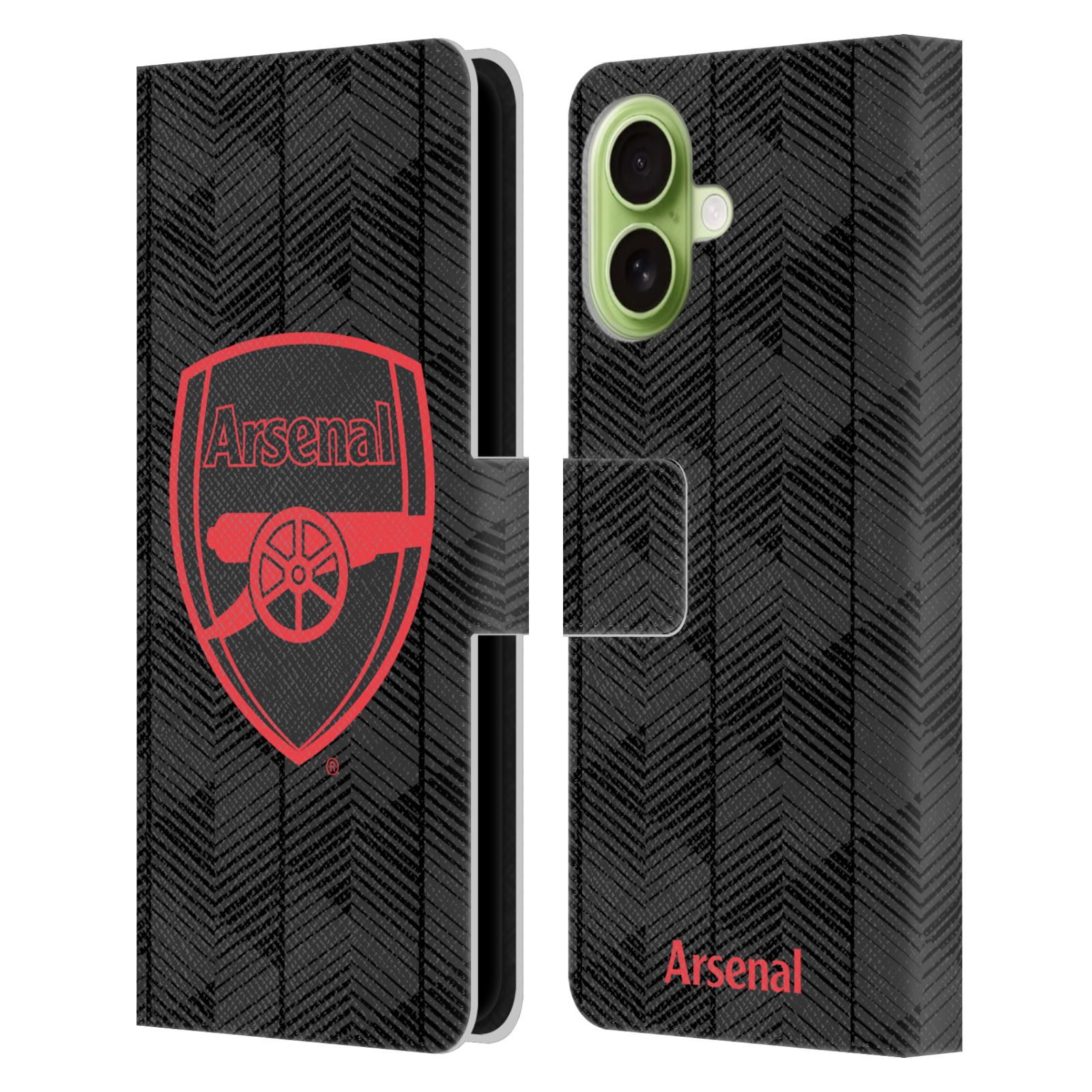 Black Leather Wallet Case for iPhone 17