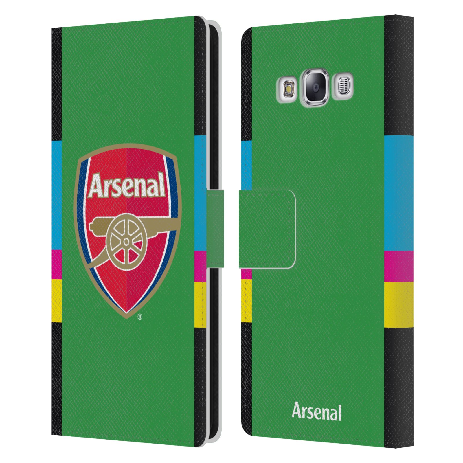 OFFICIAL ARSENAL FC 2016/17 CREST KIT LEATHER BOOK CASE FOR SAMSUNG PHONES 3 - Picture 12 of 12