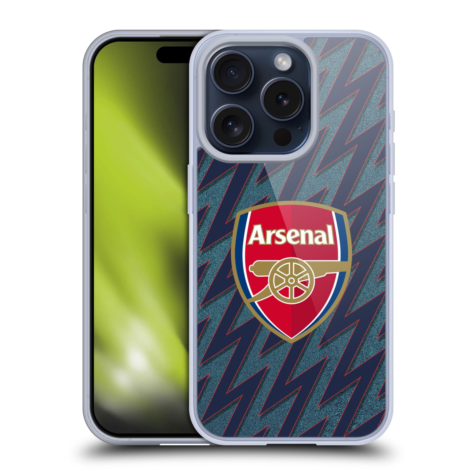 ARSENAL FC 2021/22 CREST KIT GELHÜLLE KOMPATIBEL MIT APPLE iPHONE HANDYS/MAGSAFE - Picture 11 of 11