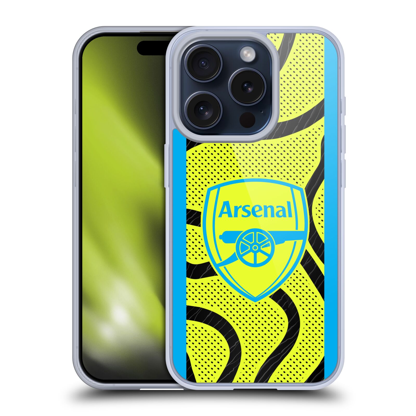 ARSENAL FC 2023/24 CREST KIT GEL CASE COMPATIBLE WITH APPLE iPHONE & MAGSAFE - Picture 8 of 11