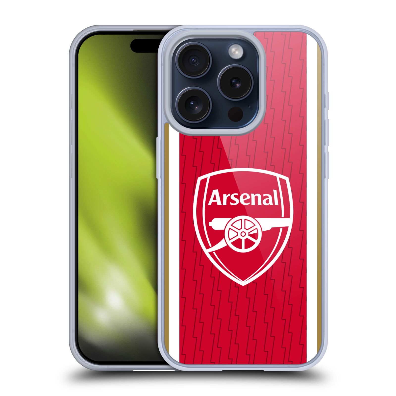 ARSENAL FC 2023/24 CREST KIT GEL CASE COMPATIBLE WITH APPLE iPHONE & MAGSAFE - Picture 9 of 11